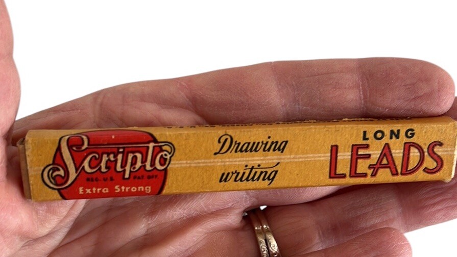 Vtg SCRIPTO Long Mechanical Pencil Leads~Drawing/Writing~Prop/Display/Use~READ