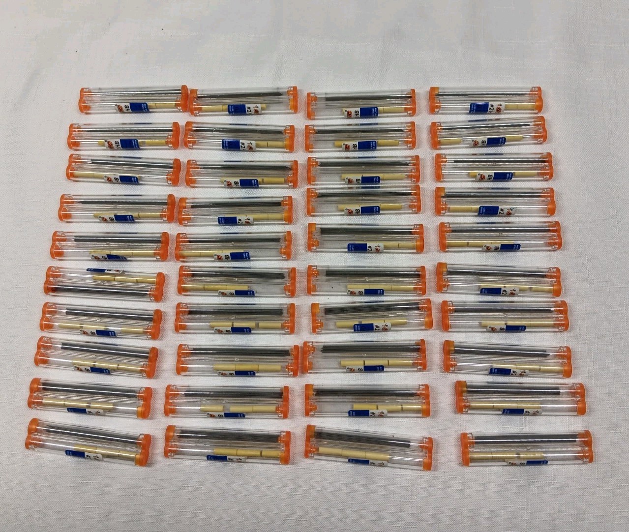 40 BIC Mechanical Pencil Lead Refill 0.5mm #2 HB Lead with Narrower Eraser
