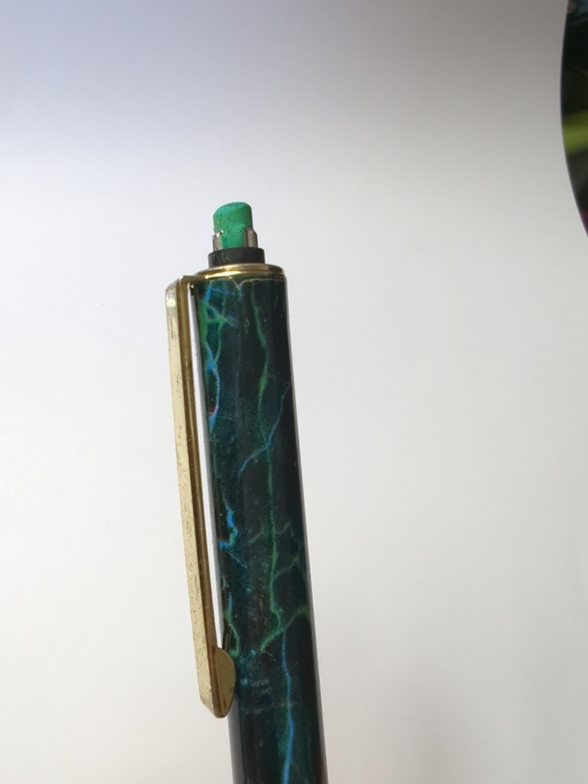 Vintage Micro Marbling Mechanical .5mm Pencil Made in Korea Green