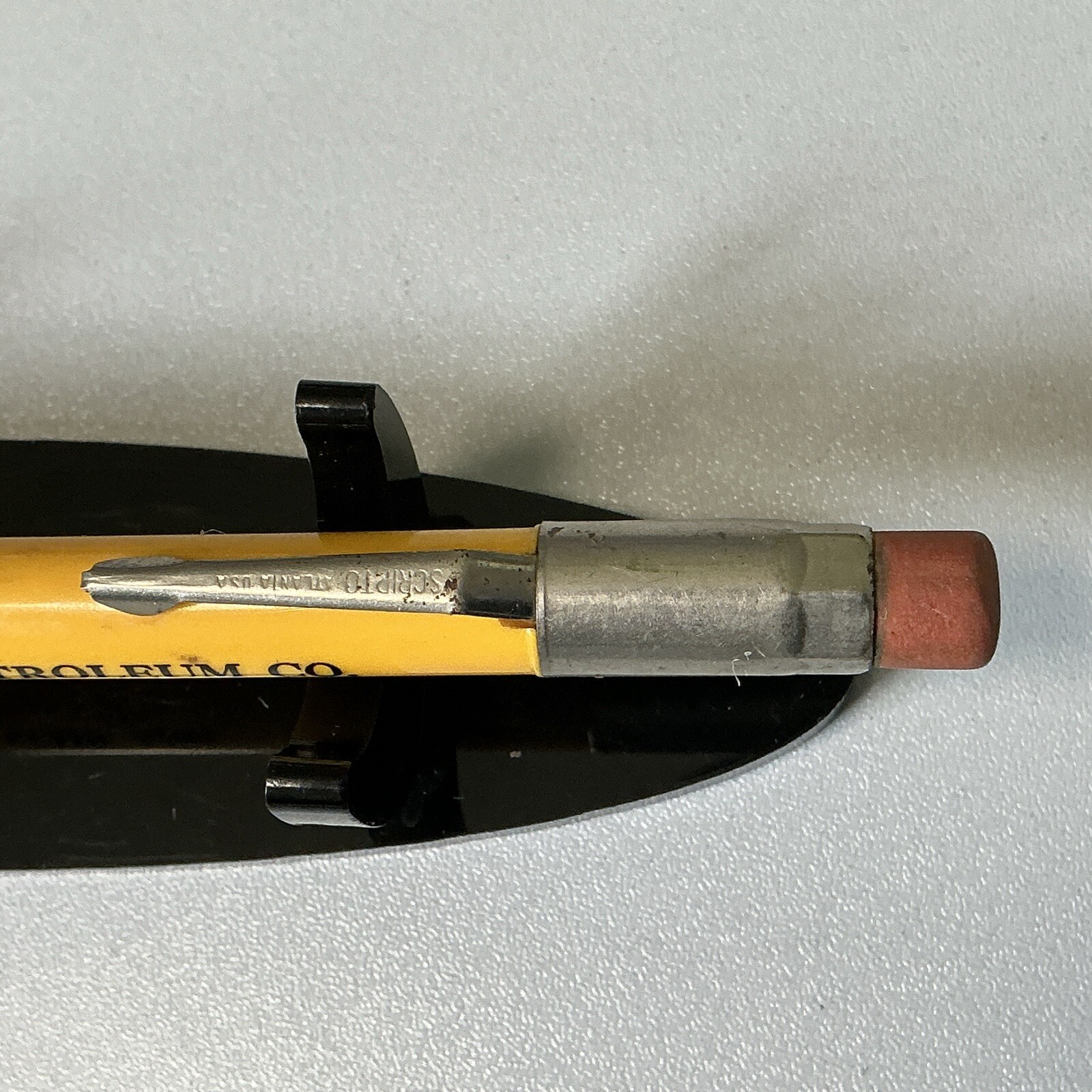 VTG Scripto Mechanical Pencil Shell American Petroleum Co Jay Stair Agent B134