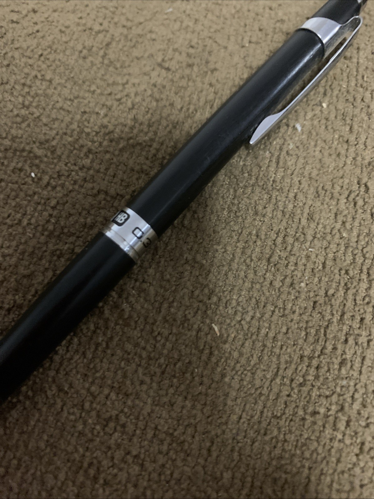 Vintage PILOT mechanical pencil 0.3 Made in Japan Black Silver Pocket Clip