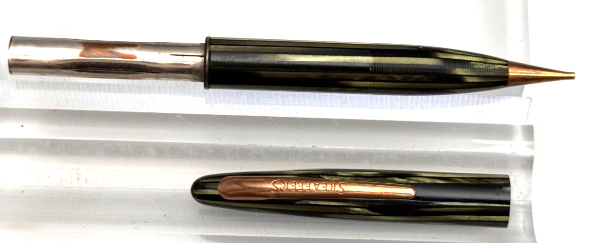 VINTAGE c1937 SHEAFFER BALANCE MECHANICAL PENCIL – MARINE GREEN