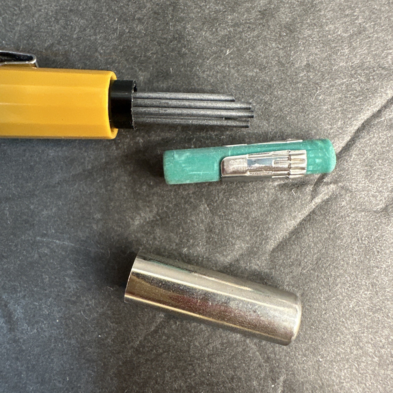 Vintage Pentel P209 Mechanical Drafting Pencil 0.9mm Mustard Yellow