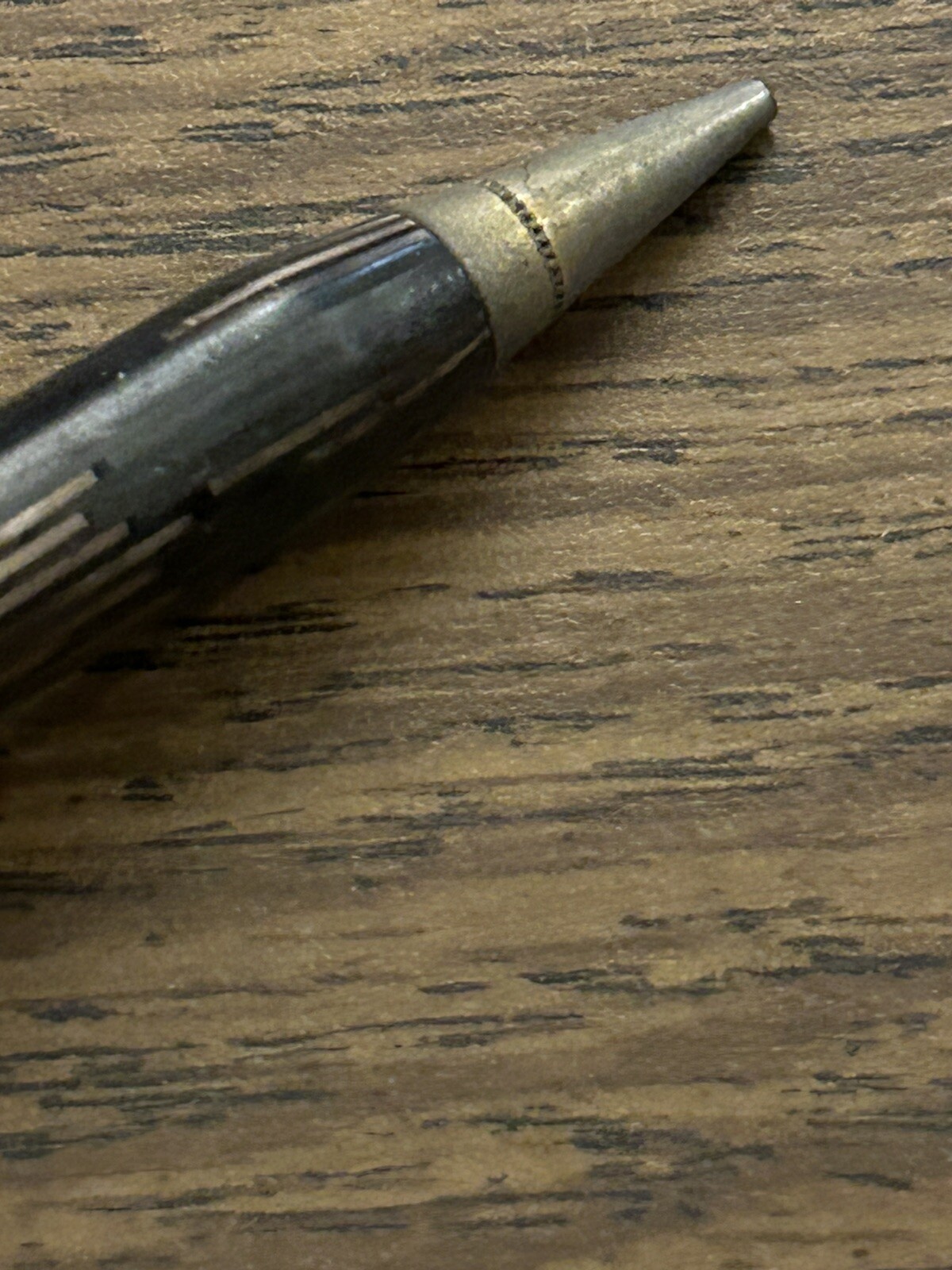 Antique Conklin Copper / Brown Striated Mechanical Pencil Chicago