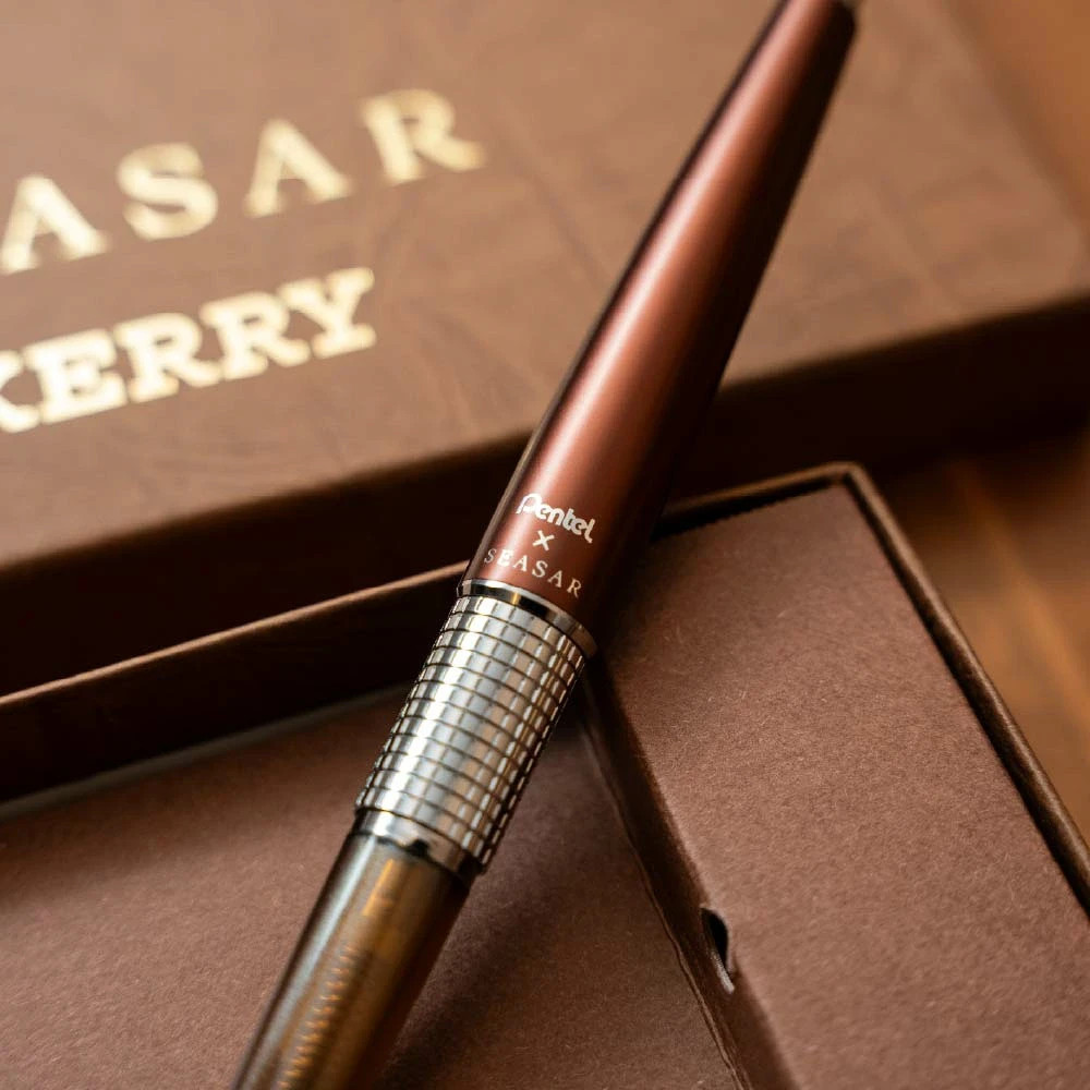 Pentel Kerry 0.5mm Mechanical Pencil Limited Edition SEASAR Brown Japan