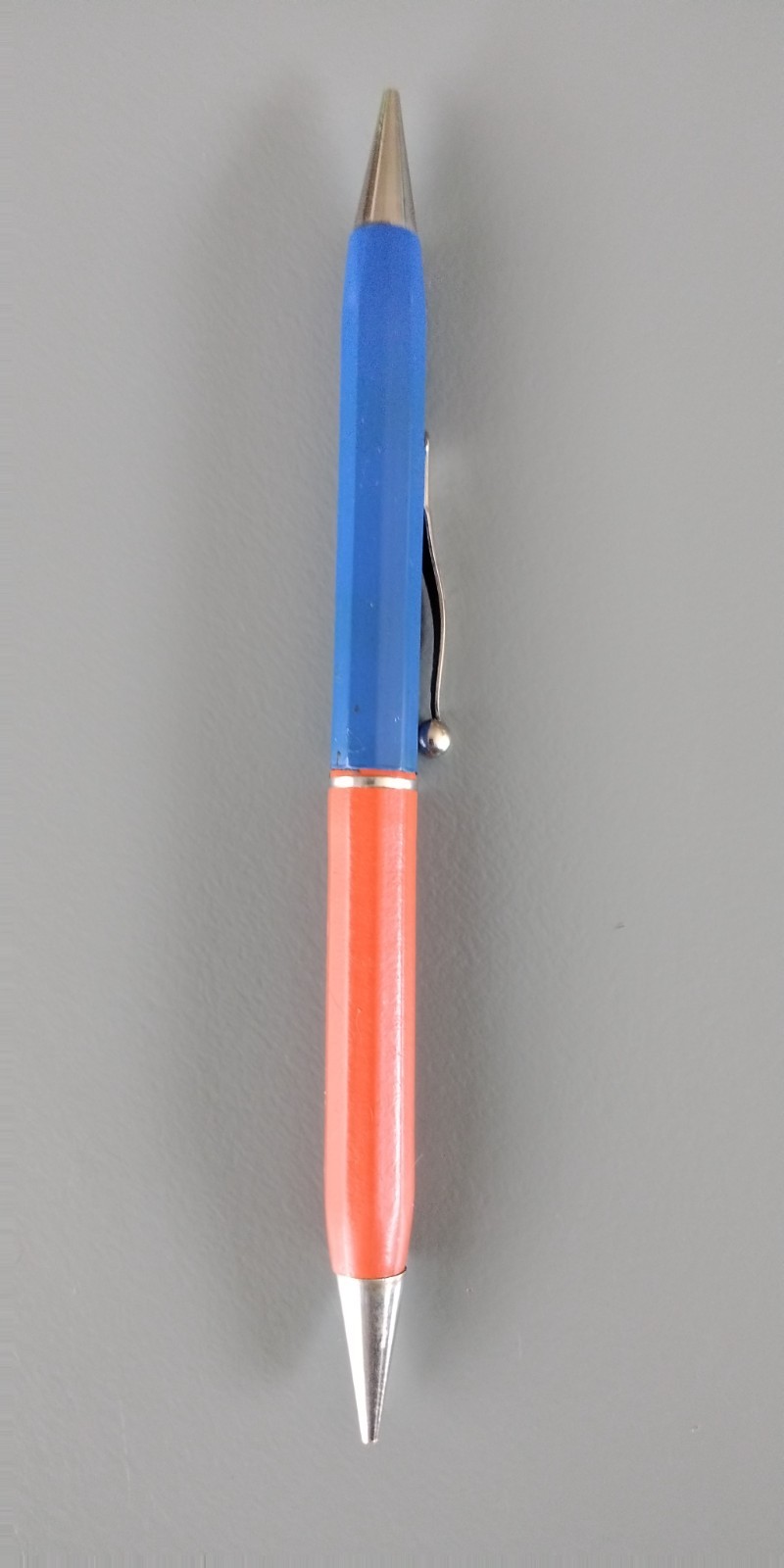 Vintage 1920s Onward Dual Tip Medianical Pencil Blue & Orange Working Pen
