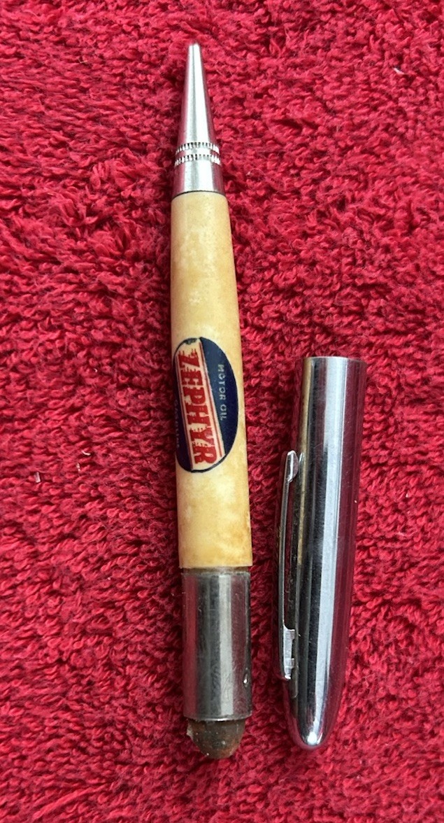 Bo’s ZEPHYR SERVICE Gas & Oil Mechanical Pencil Troy MO Vintage 1950’s / 1960’s