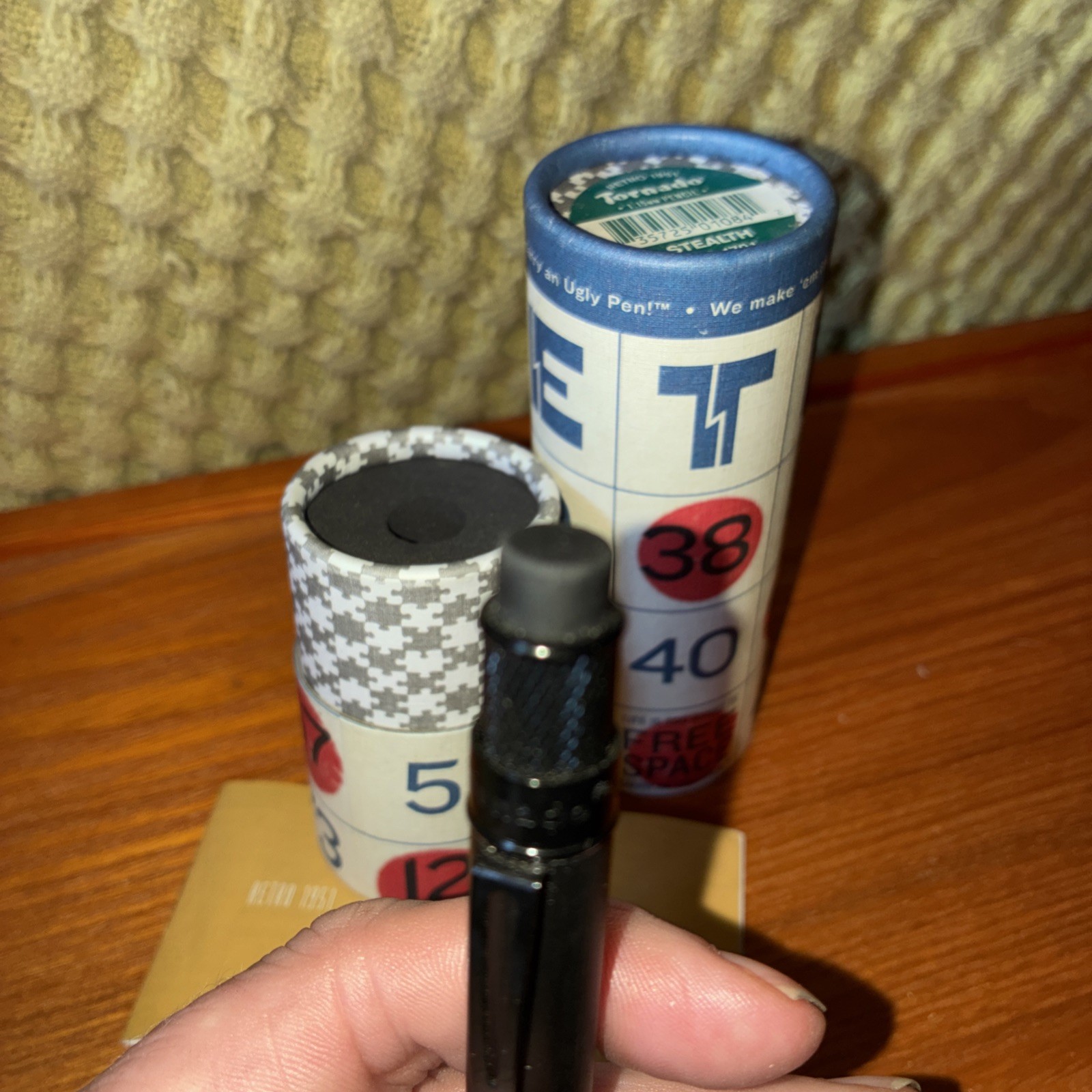 Retro 51 Stealth Tornado Mechanical Pencil in Black – 1.15 mm – NEW