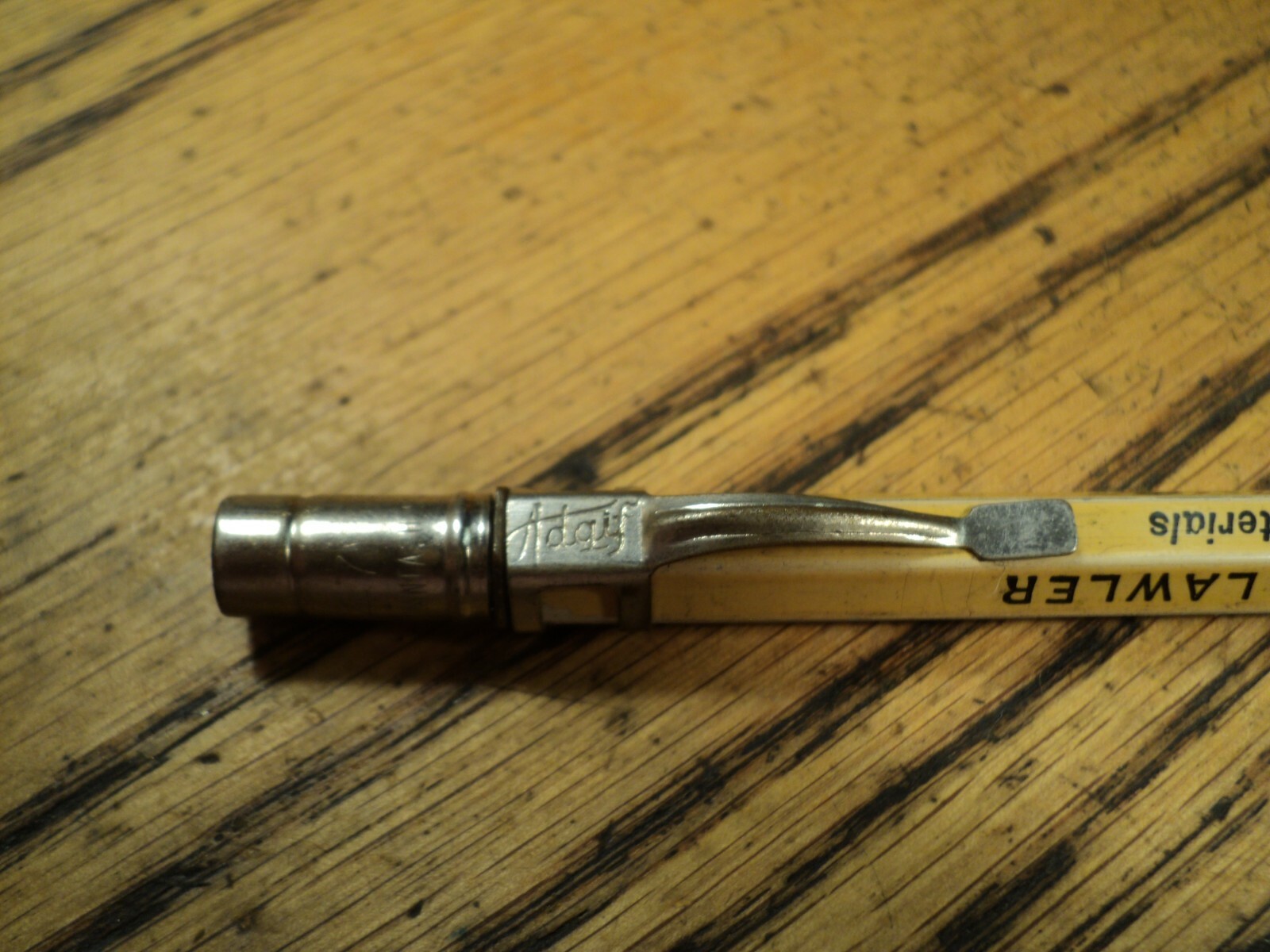 Vintage ADGIF Mechanical Pencil No. 4-47 Harding & Lawler Orange Texas