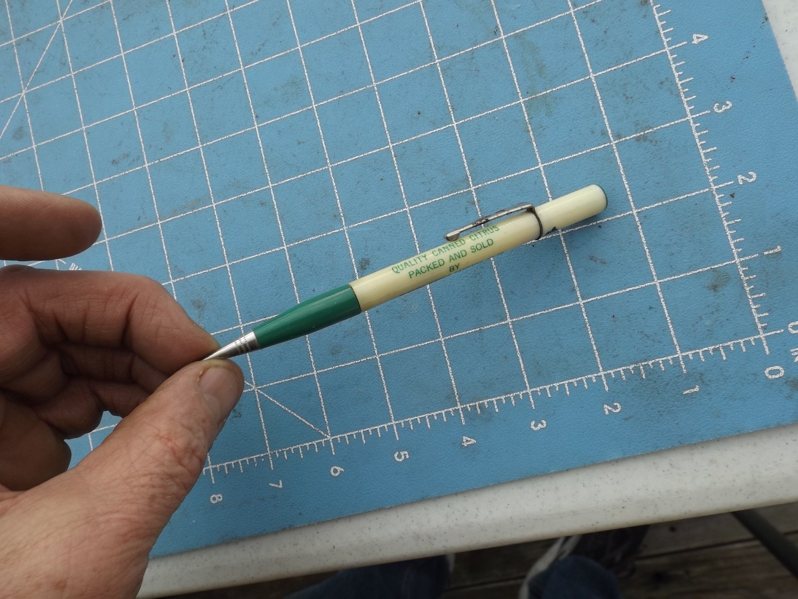1950’s Donald Ducks Canned Citrus Advertising Mechanical Pencil Florida citrus