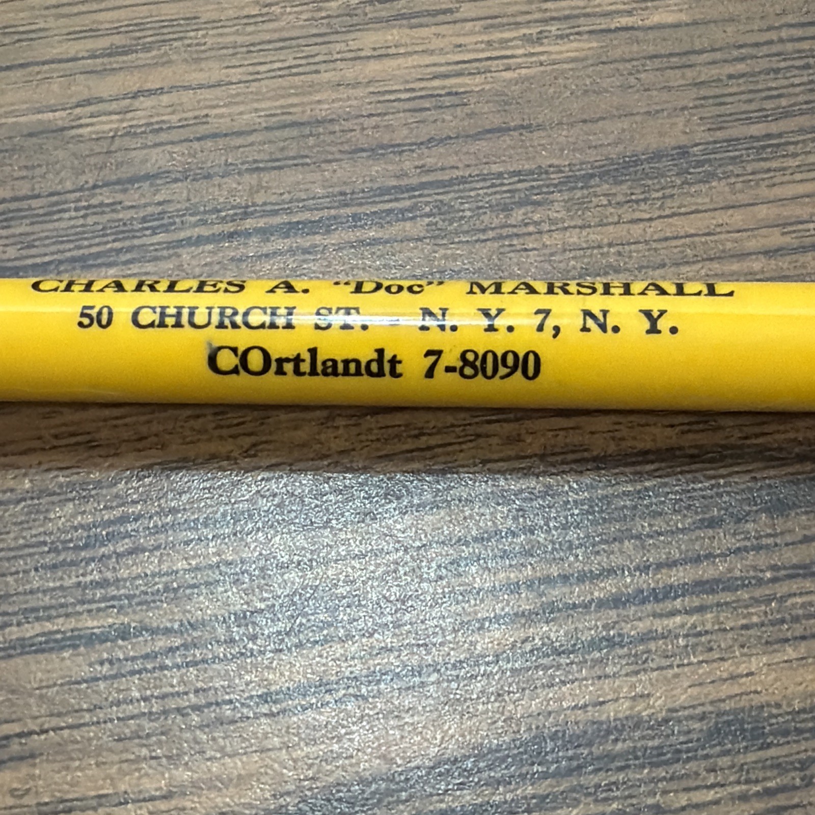 Vintage Scripto USA Mechanical Pencil Thick Leads Railway Cars 50 Church St NY