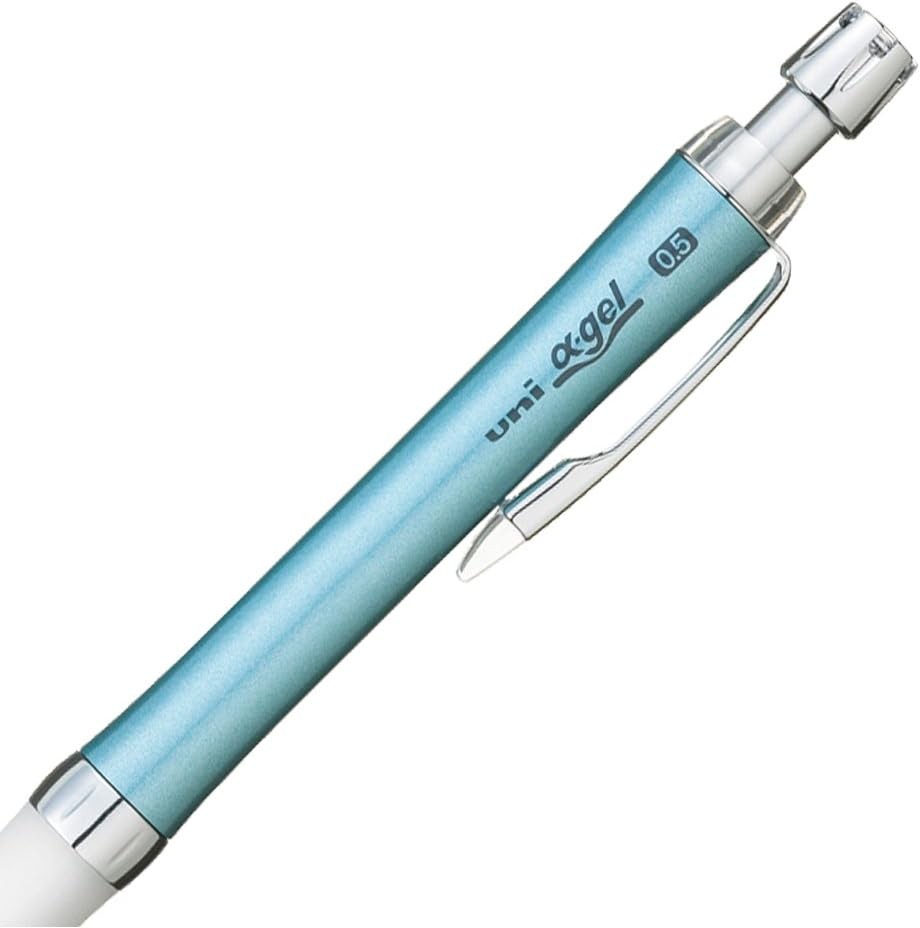 Uni Mechanical Pencil, Slim Model with White 1 Count (Pack of 1), Turquoise