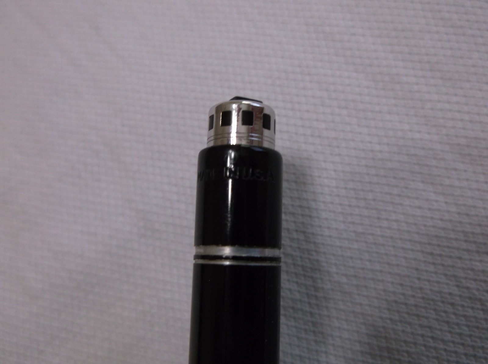 VINTAGE WAHL EVERSHARP CORONET BLACK ALUMILITE MECHANCIAL PENCIL / 1.18 mm LEAD