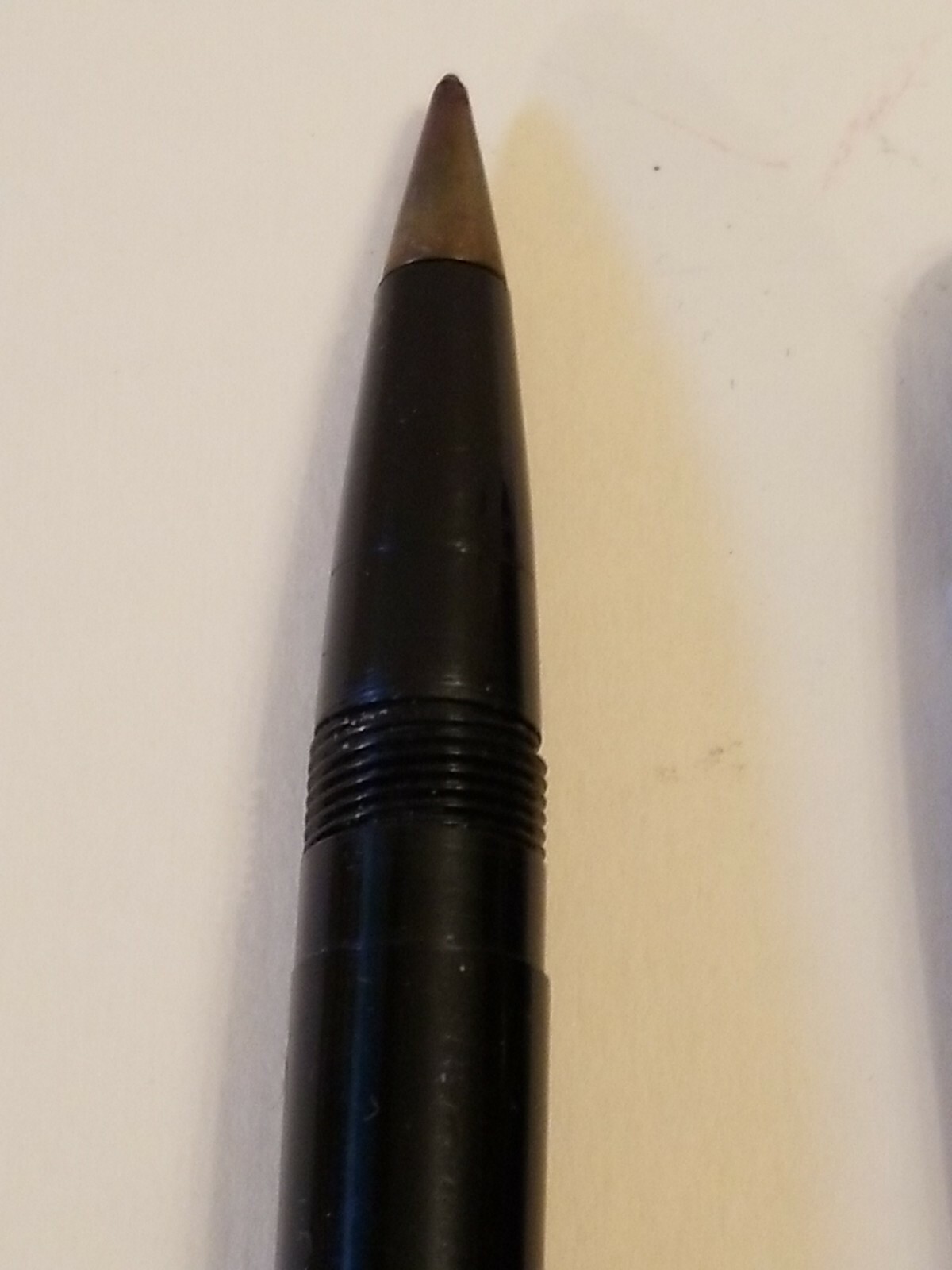 Vintage American Mechanical Pencil? Ballpoint Pen – 5 1/4″ – Black and Gold
