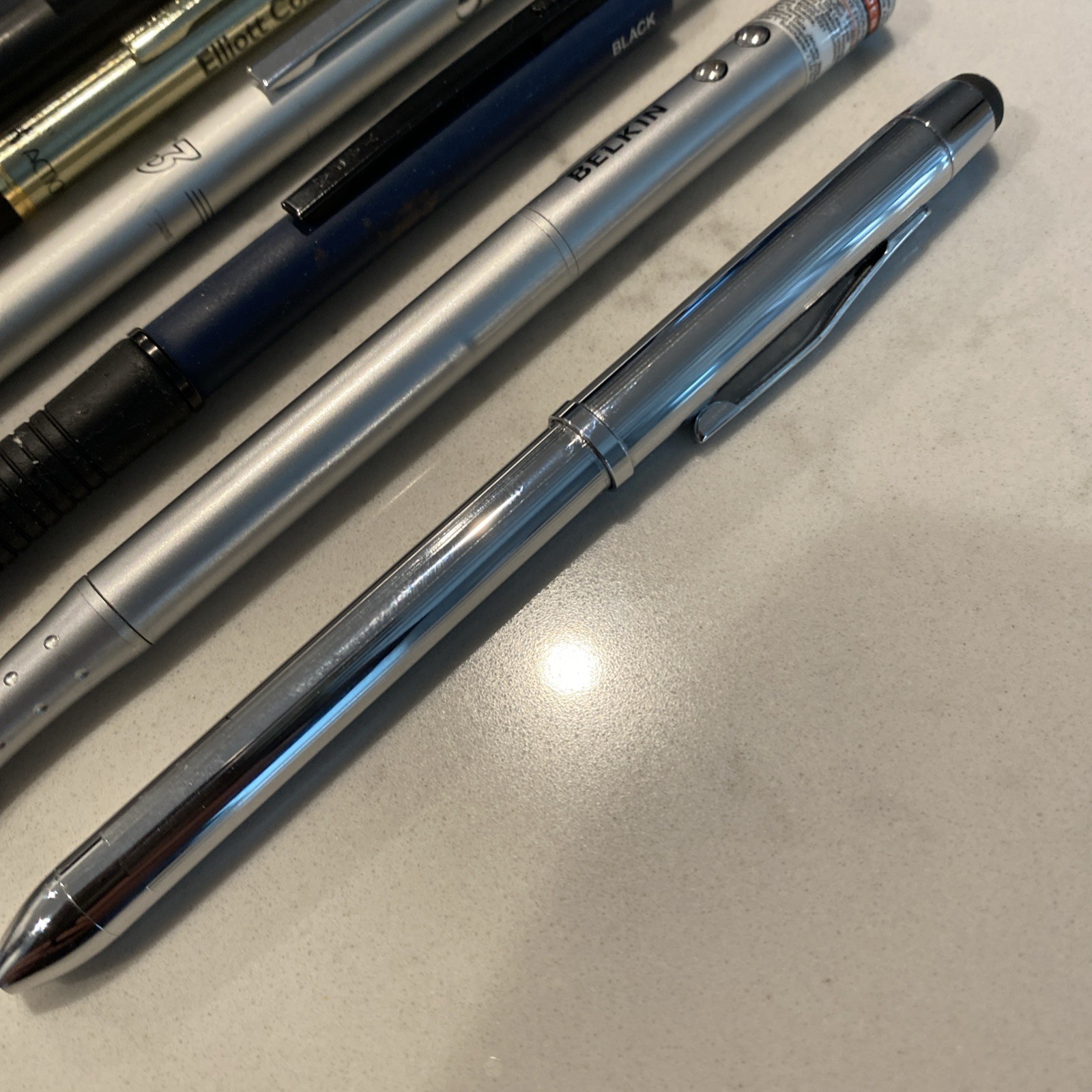 Lot X 7 Multi Function Pen Pencil Trio Quad Rotring Staedtler Yafa Belkin Cross