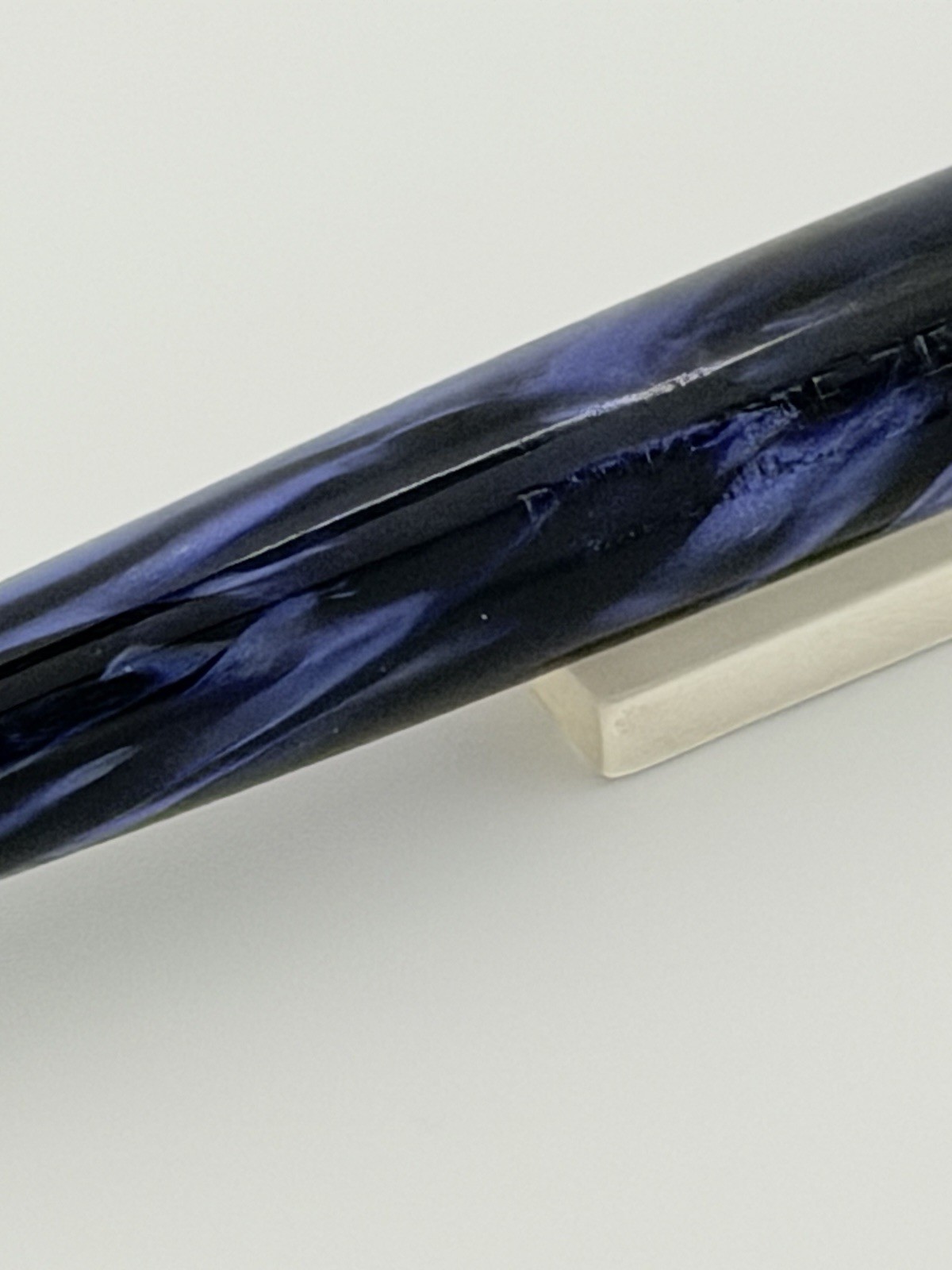 Vintage PARKETTE Made By Parker Mechanical Pencil Marble Blue Super Rare