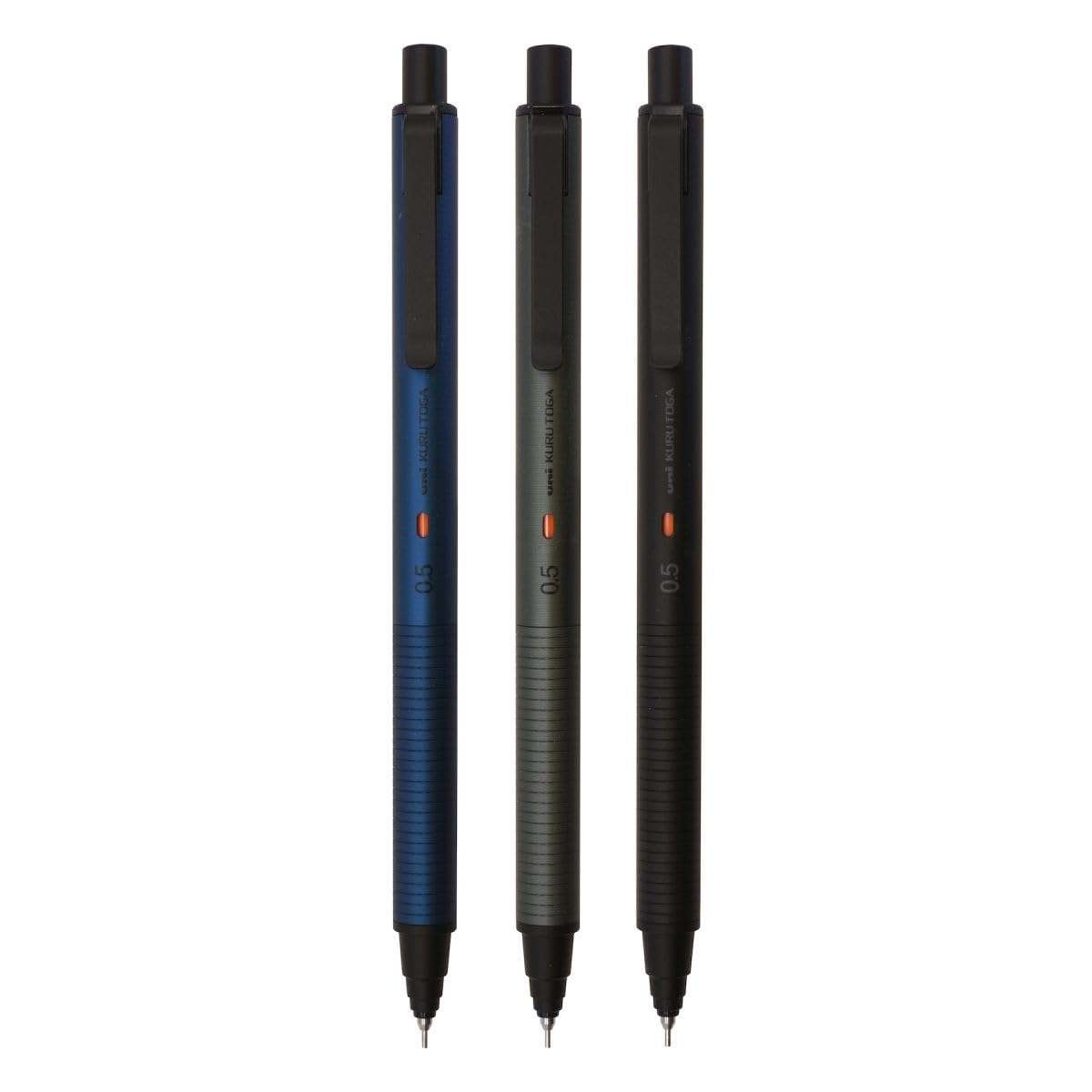 Mitsubishi Pencil Kuru Toga Metal 0.5mm Mechanical Pencil Nocturne Black