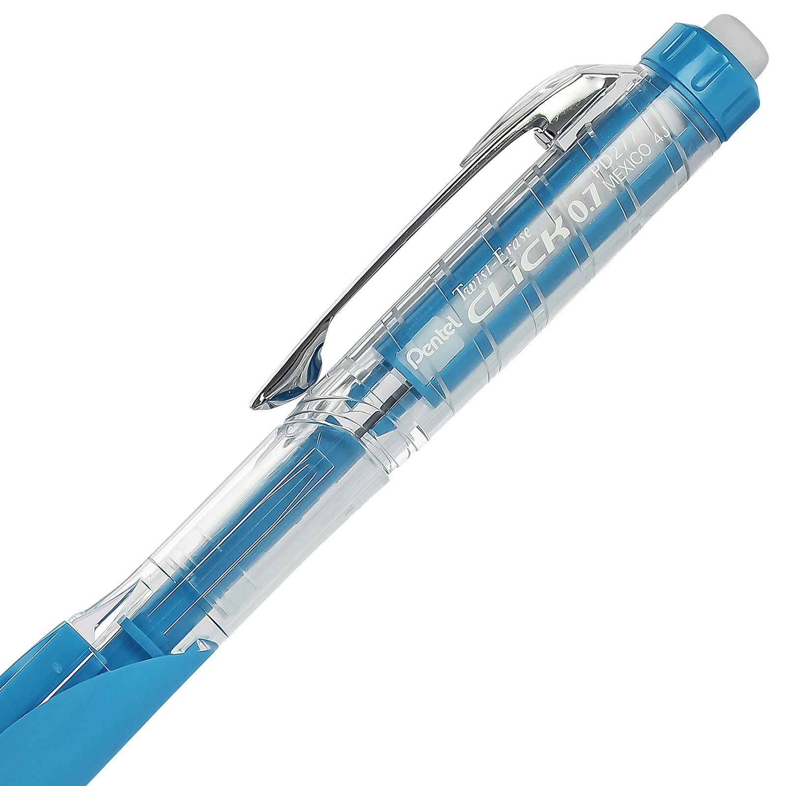 Pentel Twist Erase Mechanical Pencils 0.7mm Assorted Colors Pack of 2