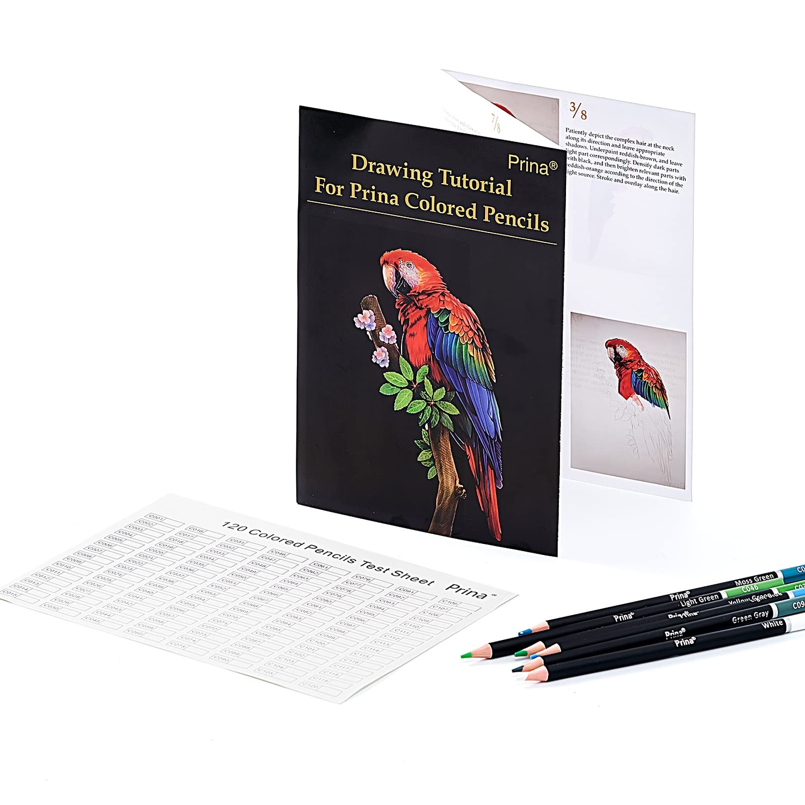 PRINA Art Supplies 120 Colors Colored Pencils Set for Adults Multicolor