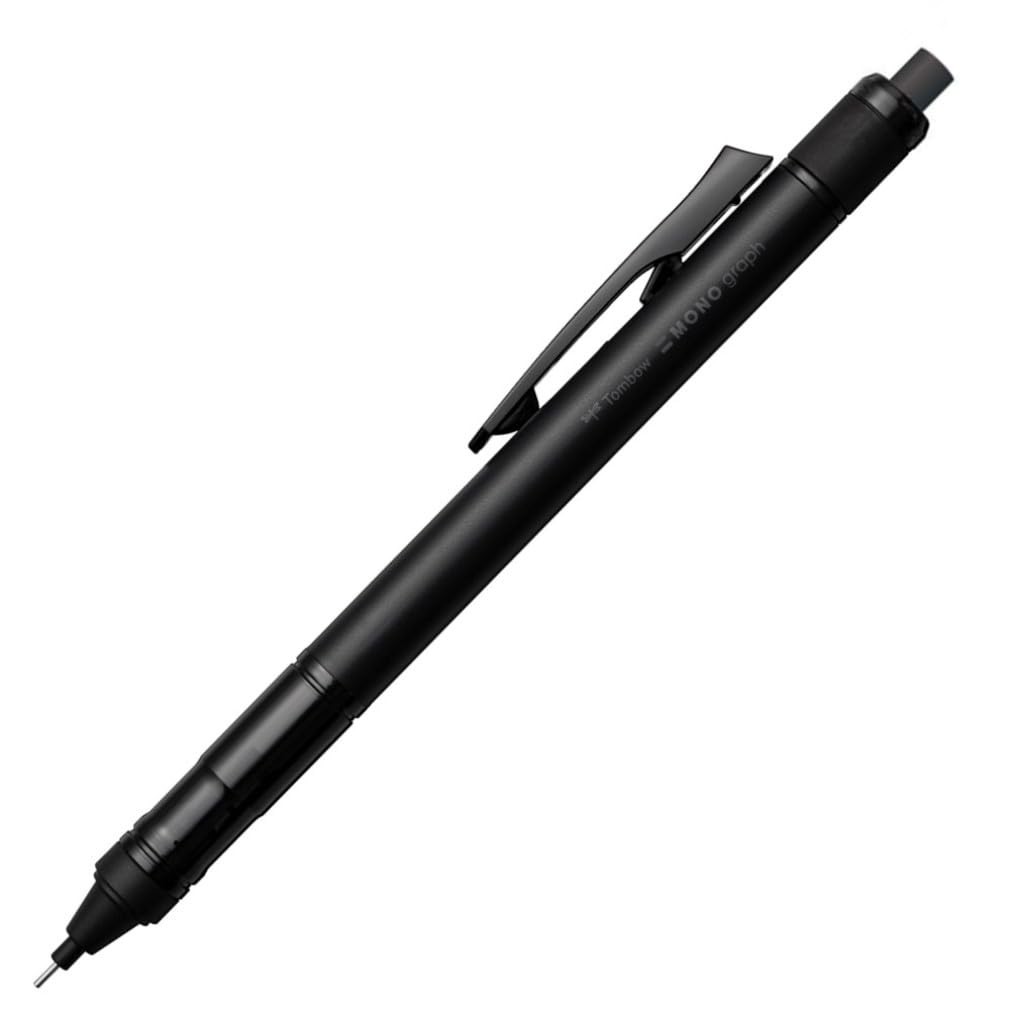 Tombow Mechanical Pencil, 0.5mm, MONO Graph Chun, Full Black