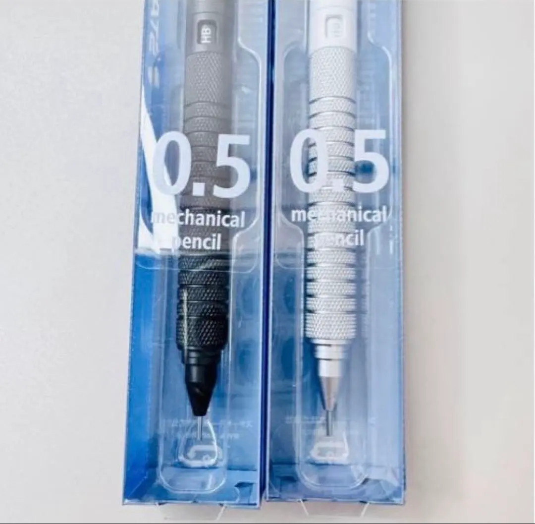 Staedtler Mechanical Pencil 925 15 Metal 0.5mm White & Black Set Of 2 Metal Grip