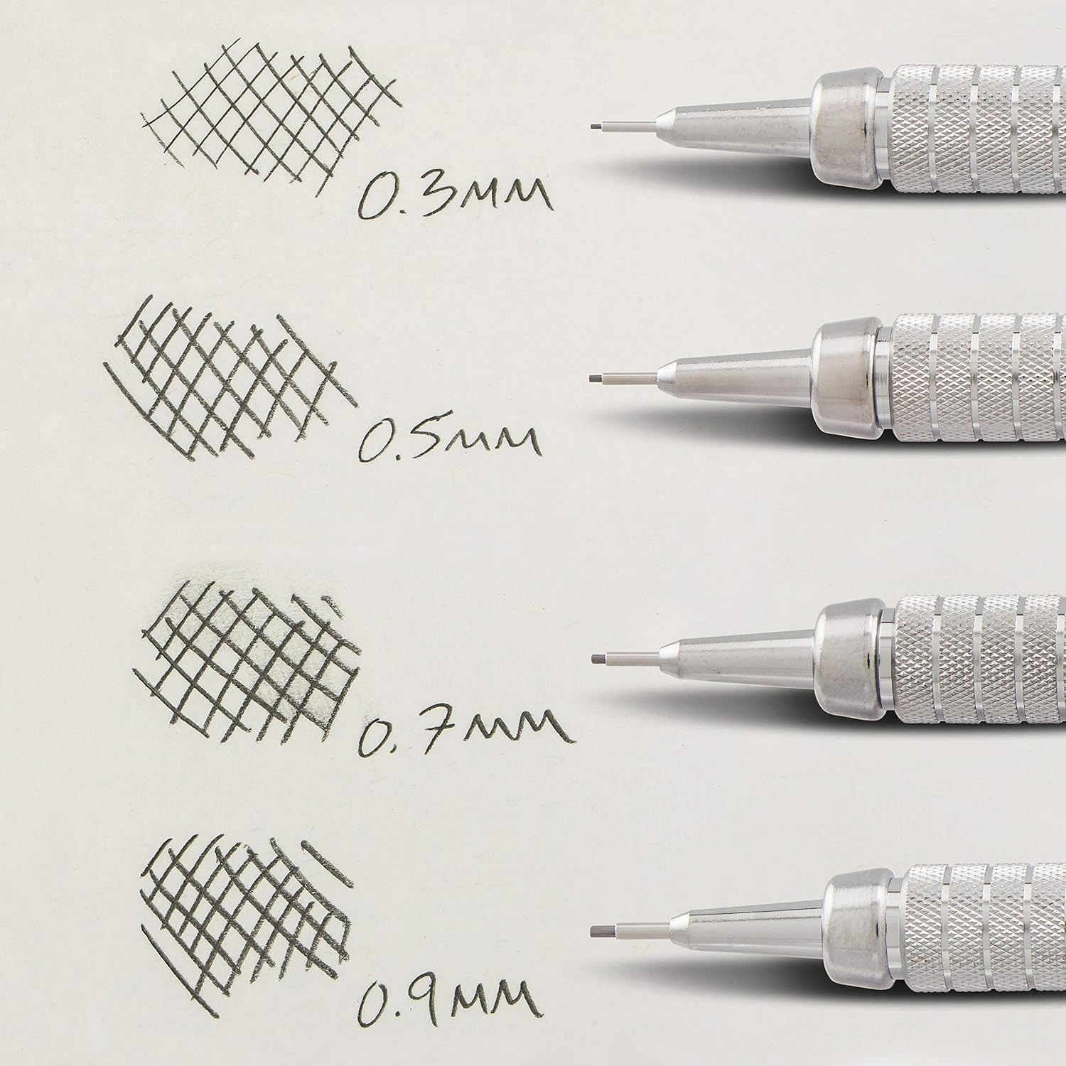 0.5mm GraphGear 500 Refillable Mechanical Pencil with Hi-Polymer Lead and Eraser