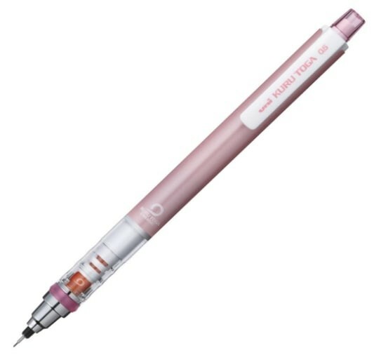 uni Kurutoga Mechanical Pencil Standard, 0.5mm, Baby Pink M54501P.68
