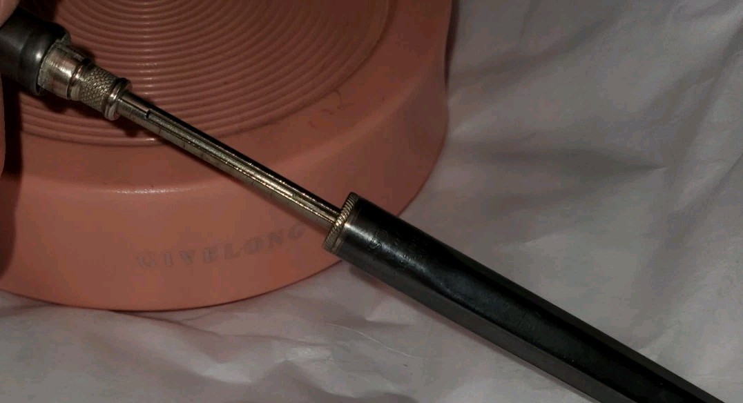 Vintage Ingersoll Redipoint Mechanical Pencil Rolled Silver Drop Action Hanging