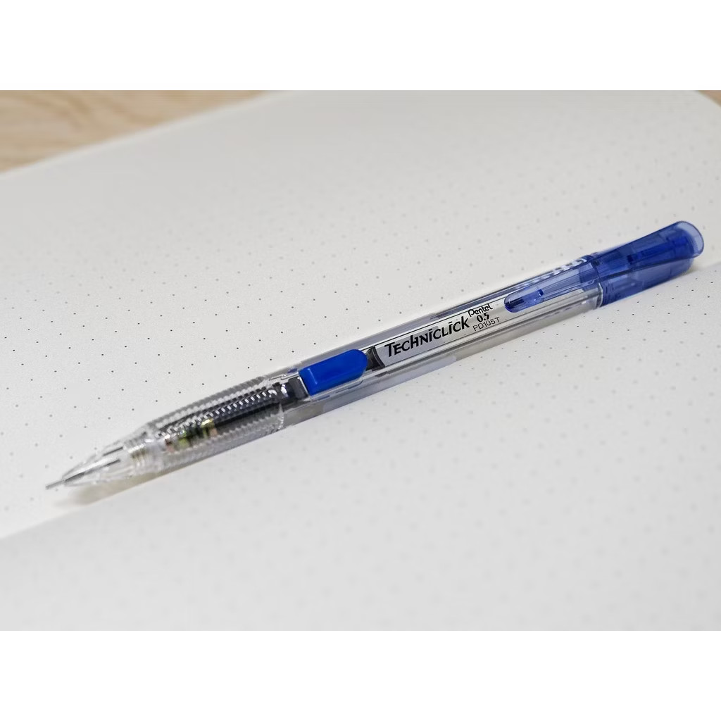 Pentel Techniclick 0.5 mm Mechanical Pencil Side Click Mixed Colors Set of 12