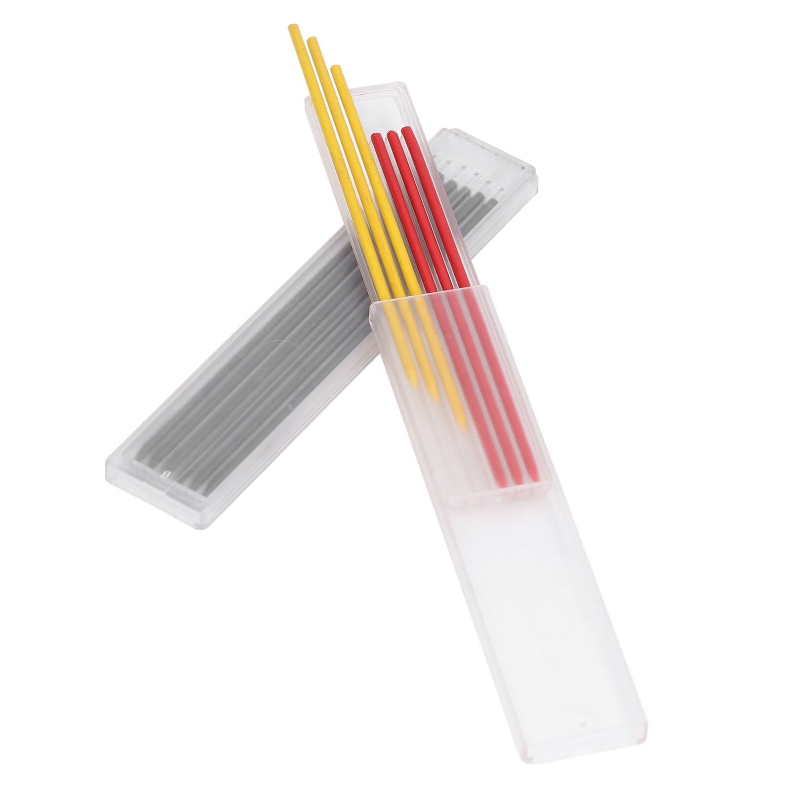 24Pcs Carpenter Pencil Refill Red Yellow Black Marking Scribing Tool Set For New