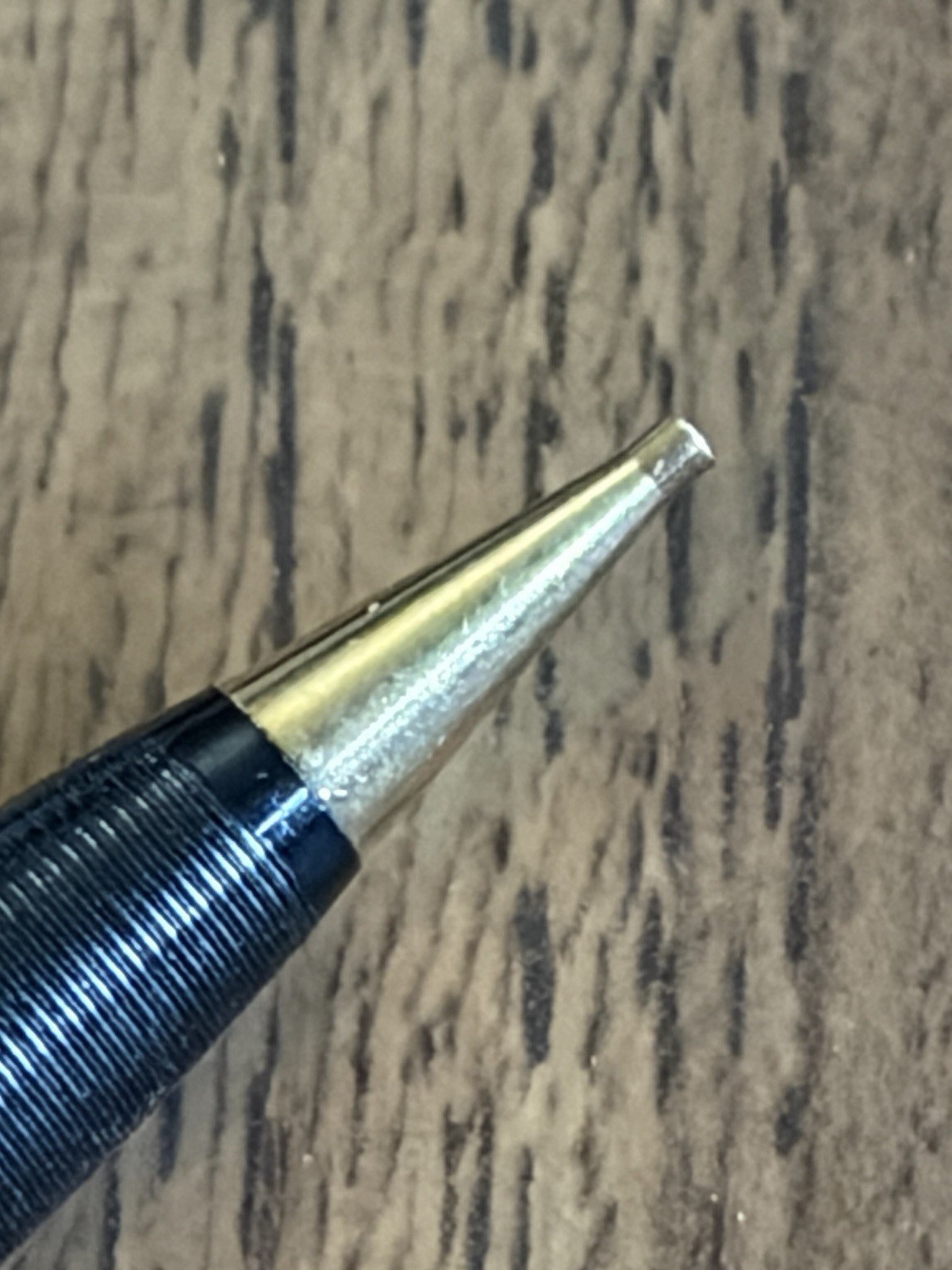 Vintage Pair Mechanical Pencil Sheaffer’s Black Gold and Silver MOP