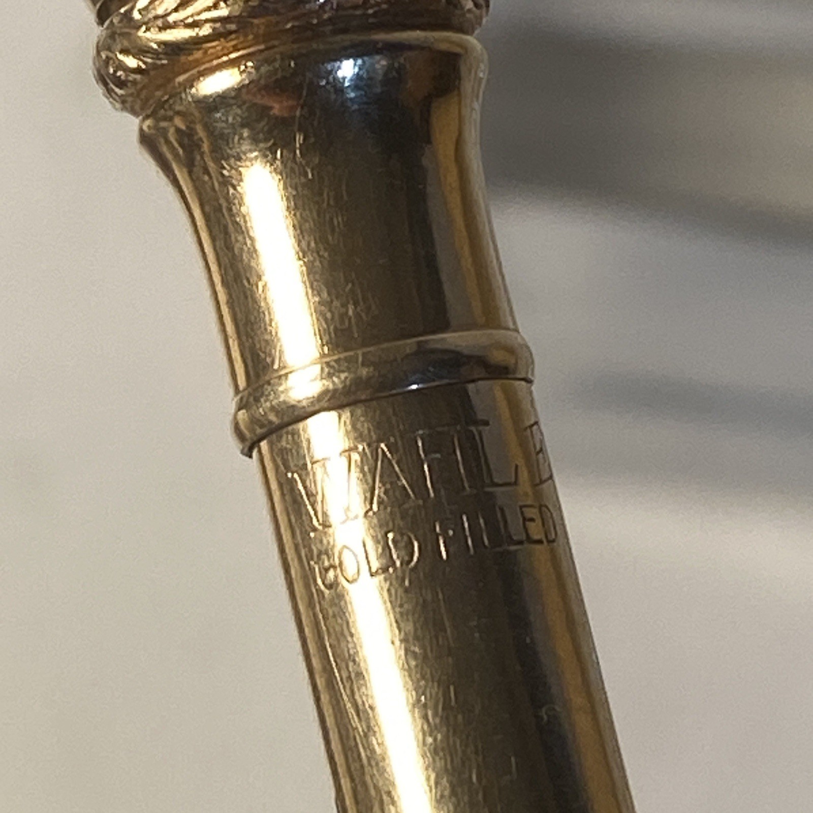 Antique Wahl Everlast Gold Filled Mechanical Pencil 4” Smooth Body Initial H VTG