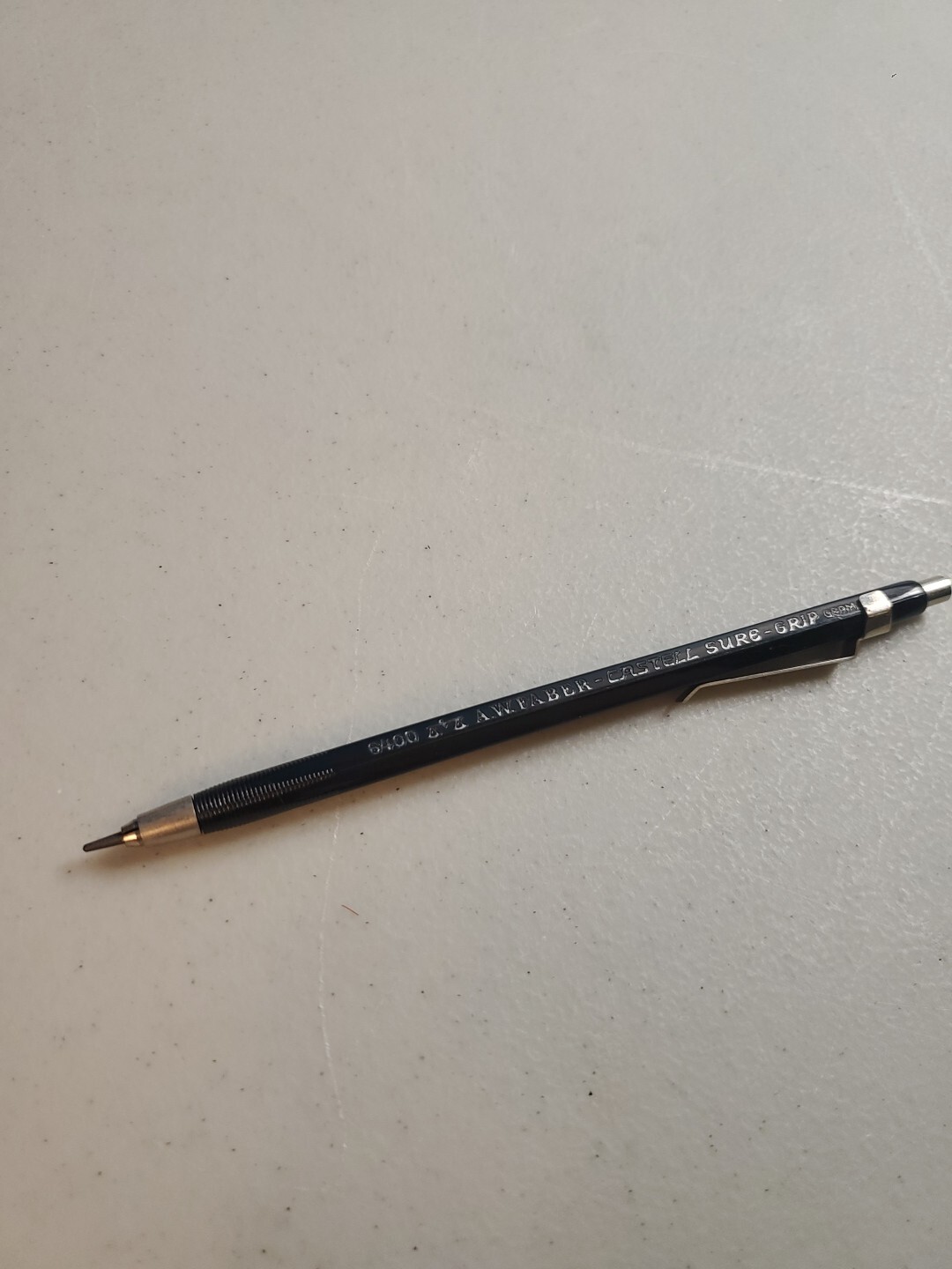 Vintage A.W Faber Castell Sure-Grip 6400 Pencil Black Drafting Lead Holder
