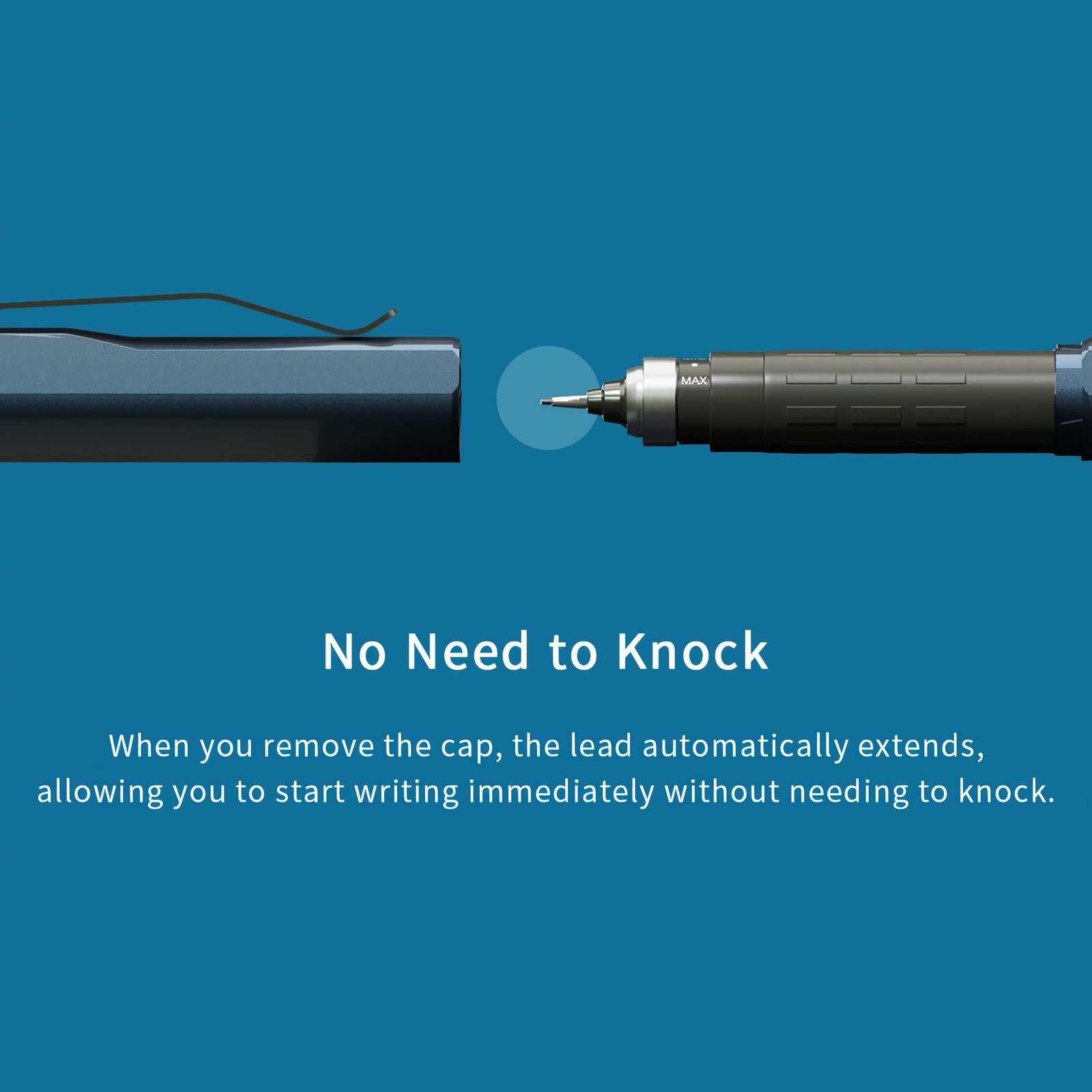 Uni Mitsubishi Pencil Kuru Toga Dive 0.5mm Mechanical Pencil Abyss Blue M550001P
