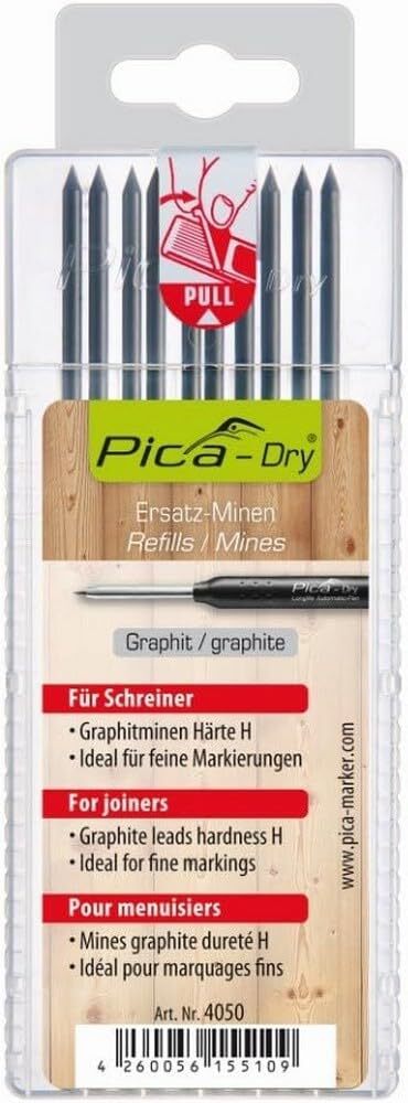 Dry – Pack of 10 Graphite H Leads with Blister Pack