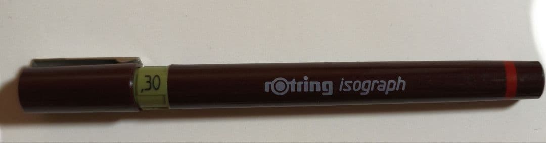 Rotring Isograph 0.3mm Brown Ink Technical Pen