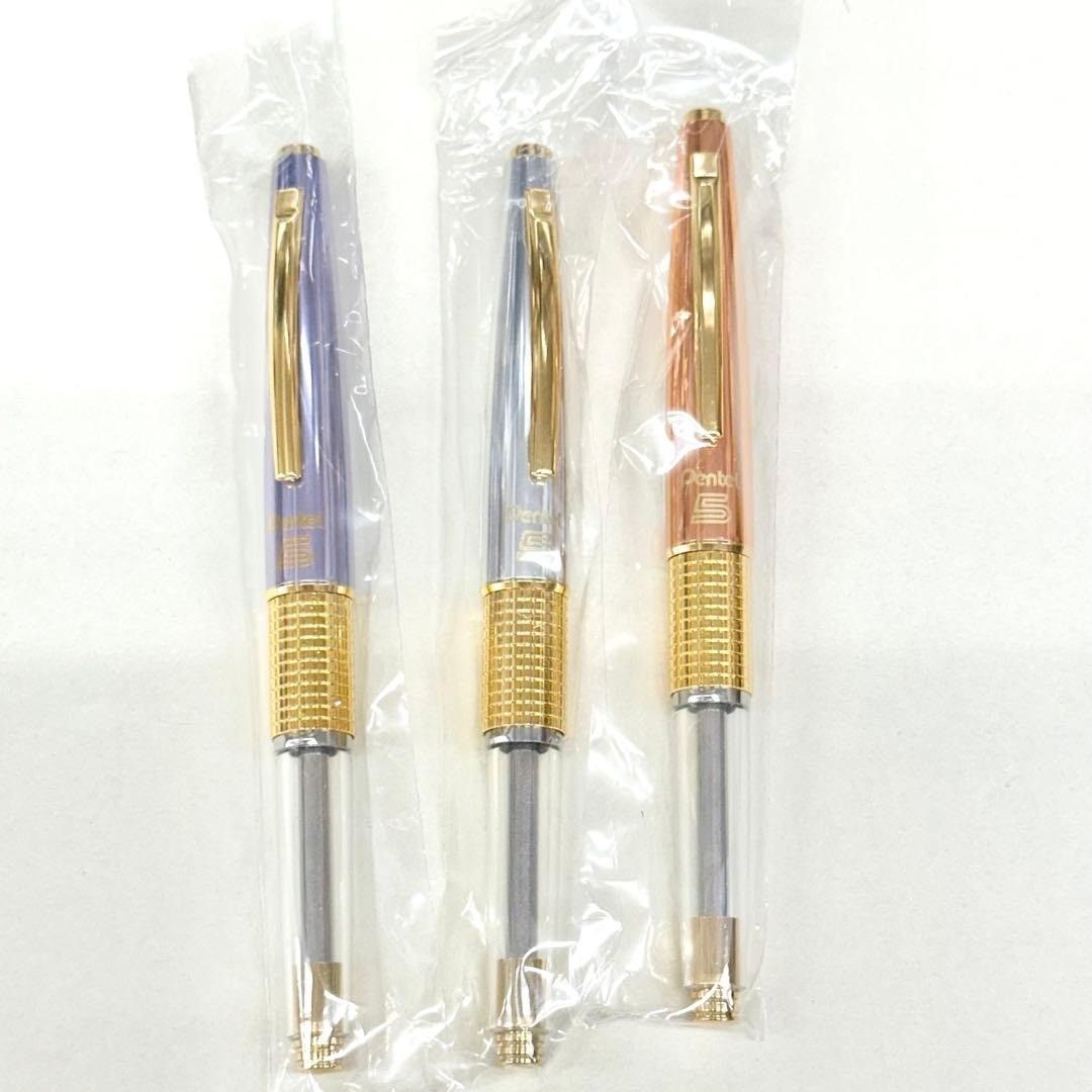 Pentel Kerry Tokai Limited Bronze Silver Violet Set of 3 0.5mm Mechanical Pencil