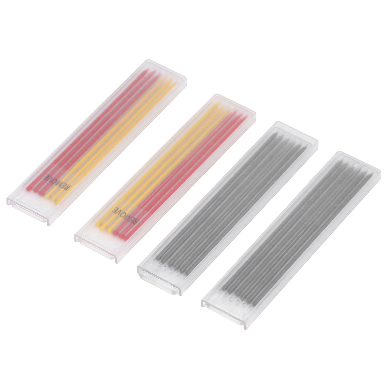 24Pcs Carpenter Pencil Refill Red Yellow Black Marking Scribing Tool Set For New
