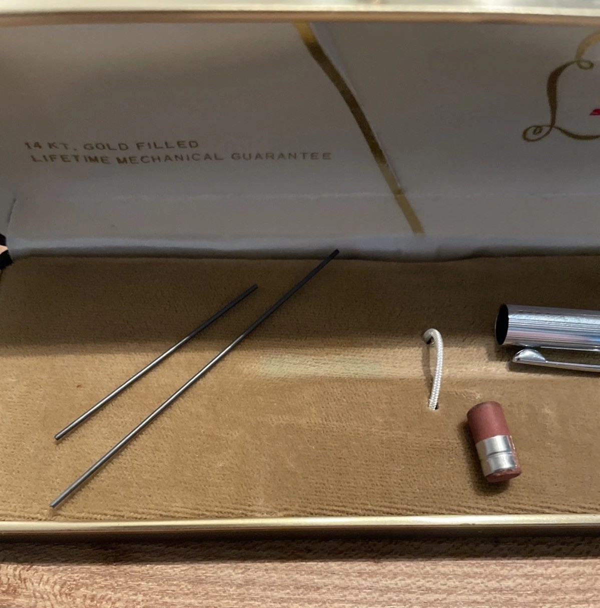Vintage 1970’s CROSS Chrome 2-3/4 Thin Lead Mechanical Pencil, Works Hard Eraser