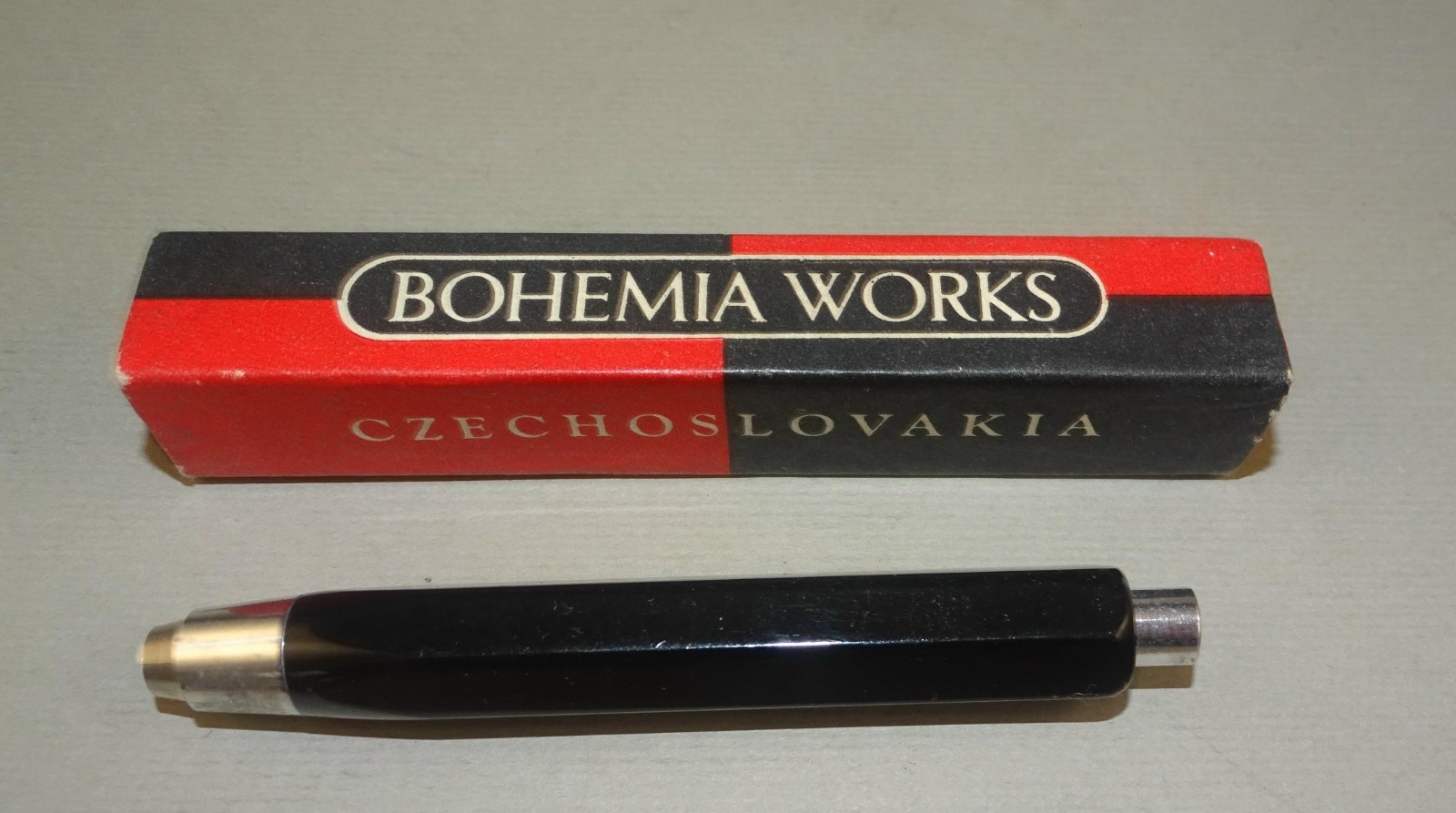 Vintage BOHEMIA WORKS 5344 B Fat Mini 5,6mm Mechanical Pencil + Some Leads