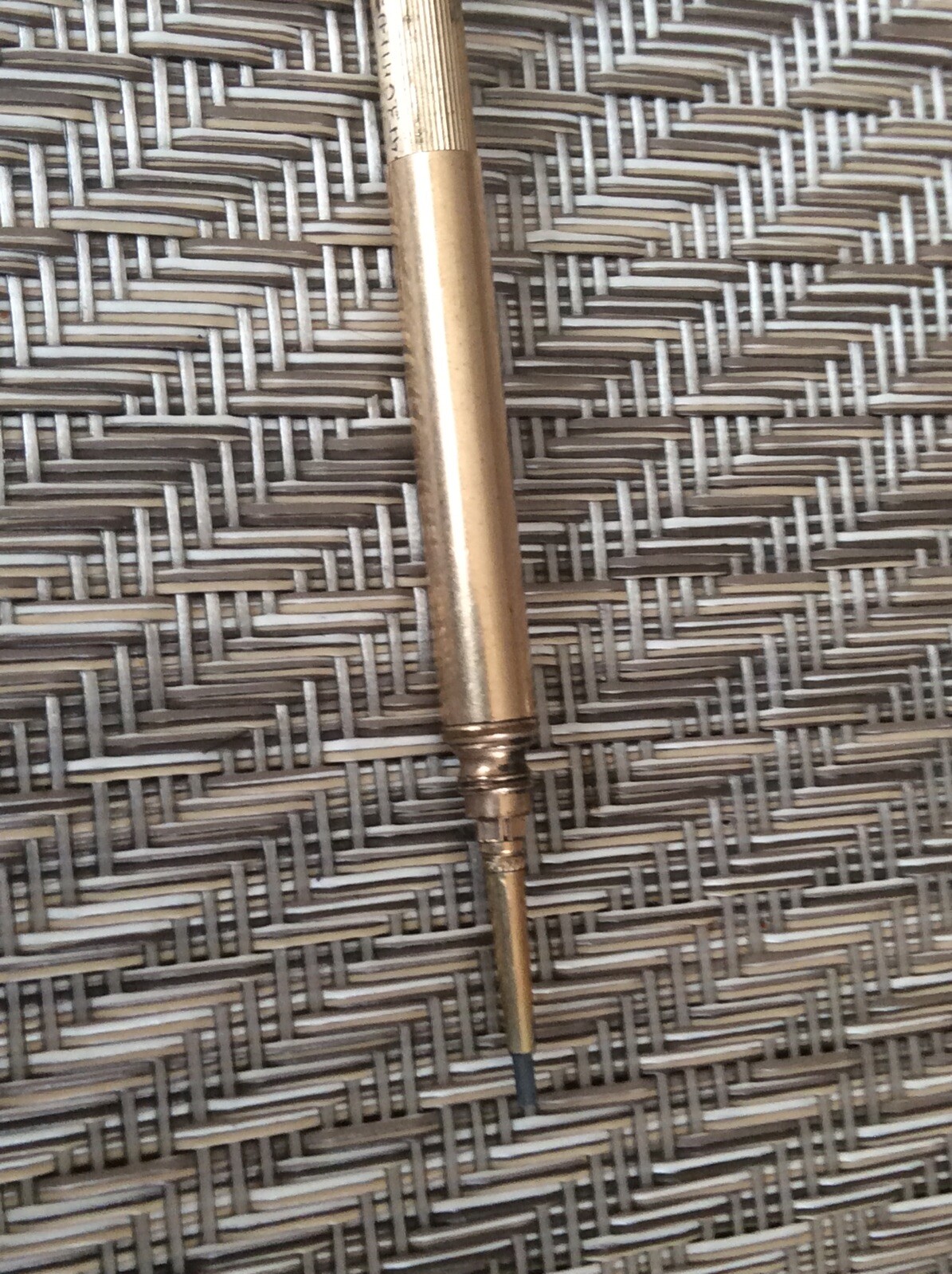 Gold Filled Pink Gold Chain And Pencil