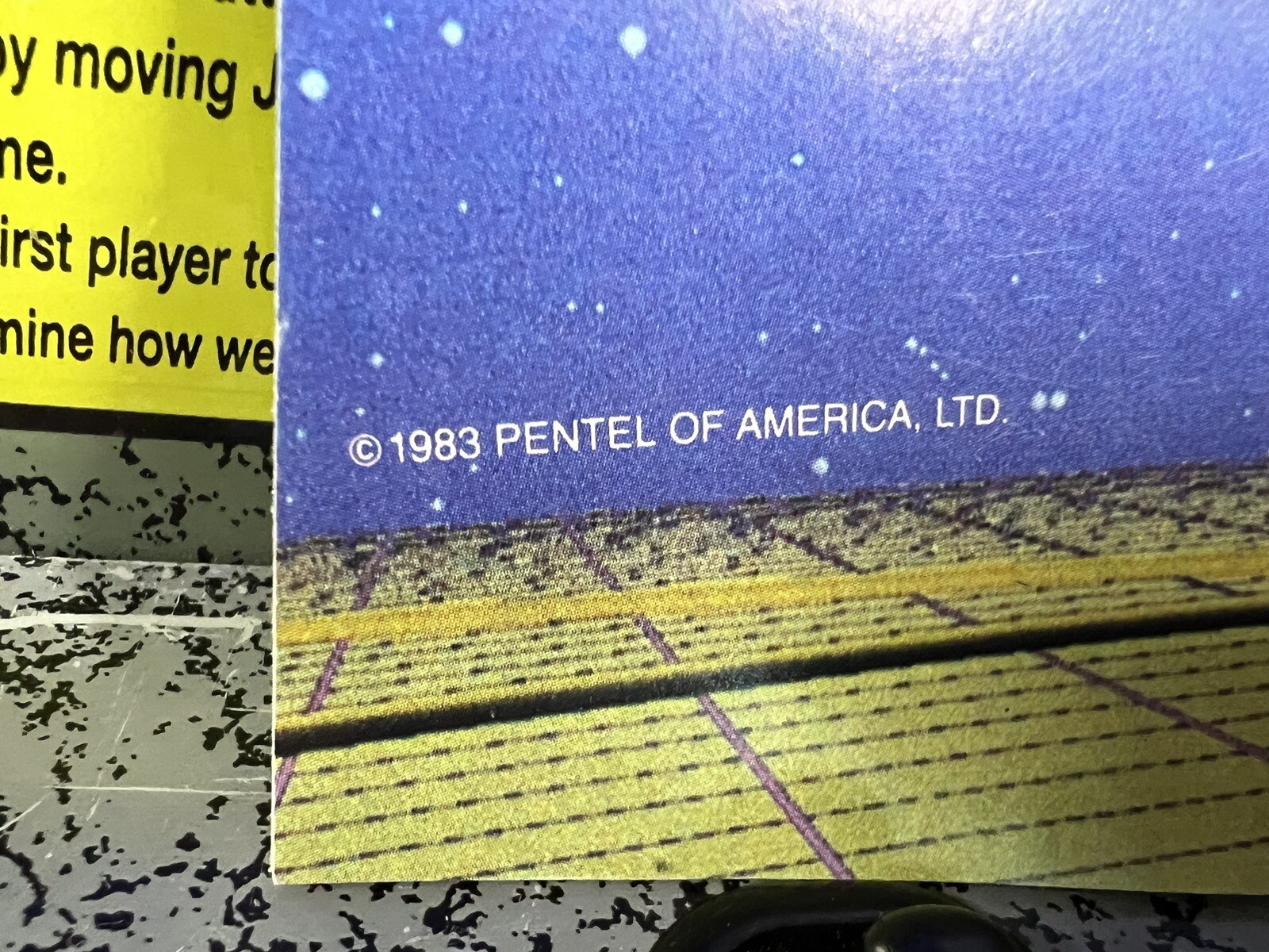 1983 Pentel Student Date Book Futureworld 1st Computer Generated TV Commercial!