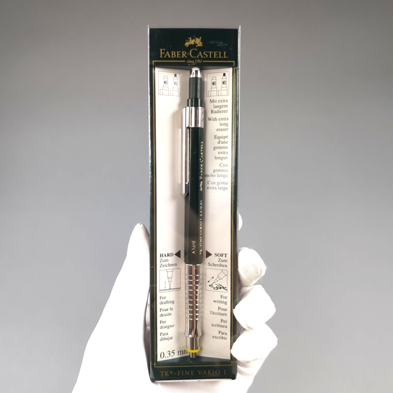 Faber-Castell TK Fine Vario L Mechanical Pencil 0.35mm (0.3mm) Lead 135300 🇺🇸