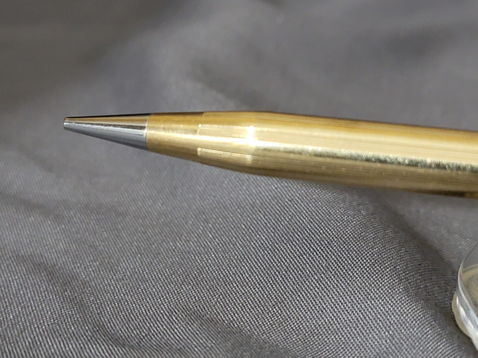 Vintage CROSS Gold Filled Mechanical Pencil USA GULF Gas Emblem