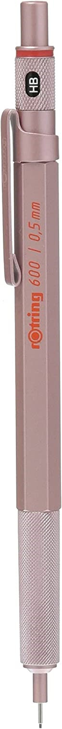 Rottling Mechanical Pencil Rose Gold 600 2158794 0.5mm rOtring Mechanical Pencil