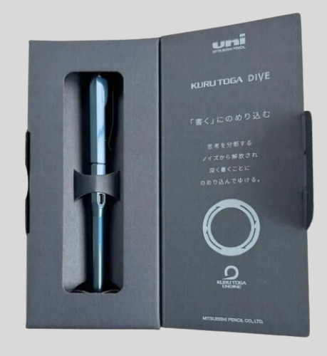Uni Kuru Toga Dive M5-5000 0.5mm Abyss Blue Mechanical Pencil Official NEW