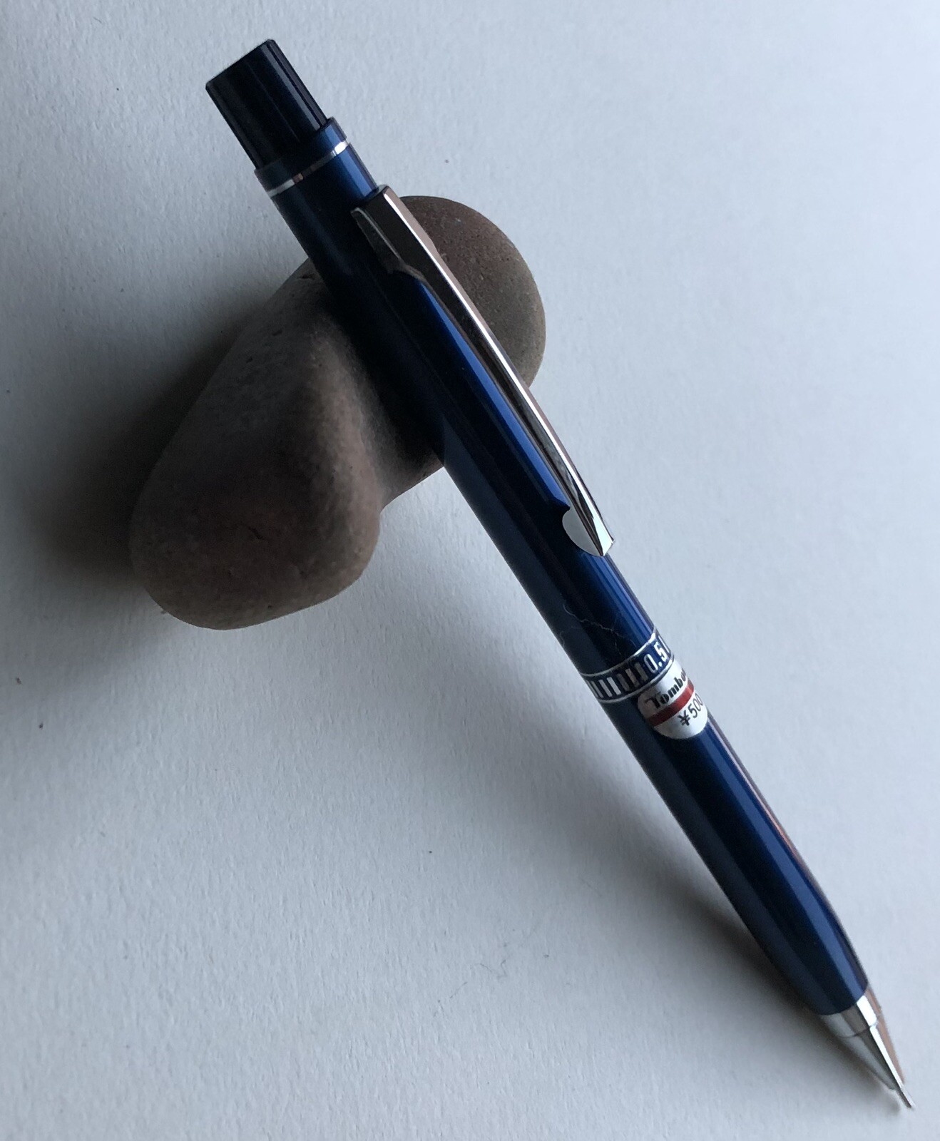 Vintage TOMBOW 500 M22 Mechanical Pencil .5mm Lead Sticker NOS Dark Blue Japan