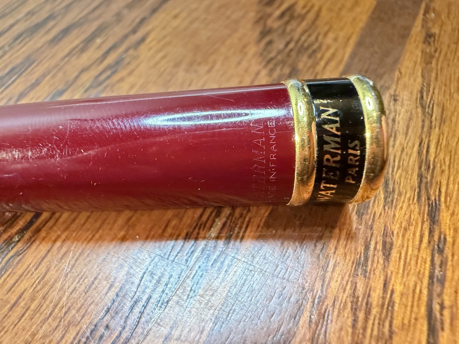 Waterman Expert Mechanical Pencil Burgundy Lacquer Gold Trim Paris France + Box