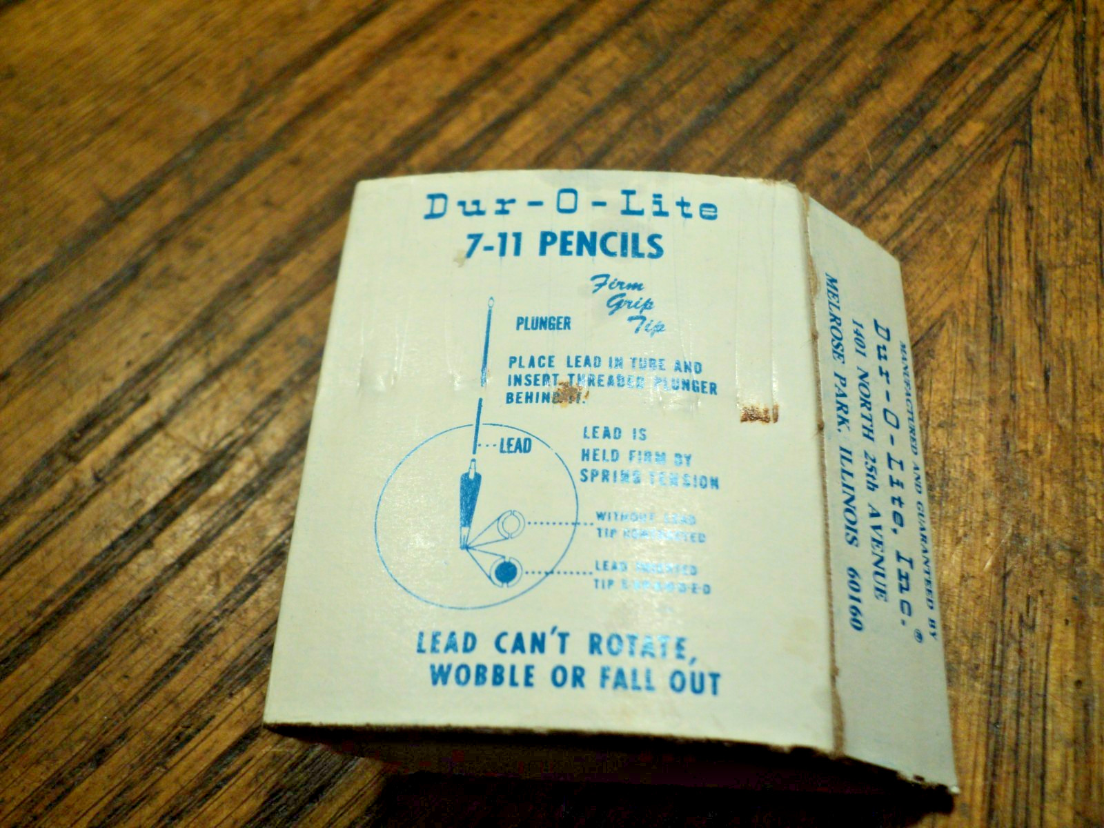 Vintage 10 Pack Durolite Mechanical Pencil Black Body & Tip NOS Seconds? 5-3/4″
