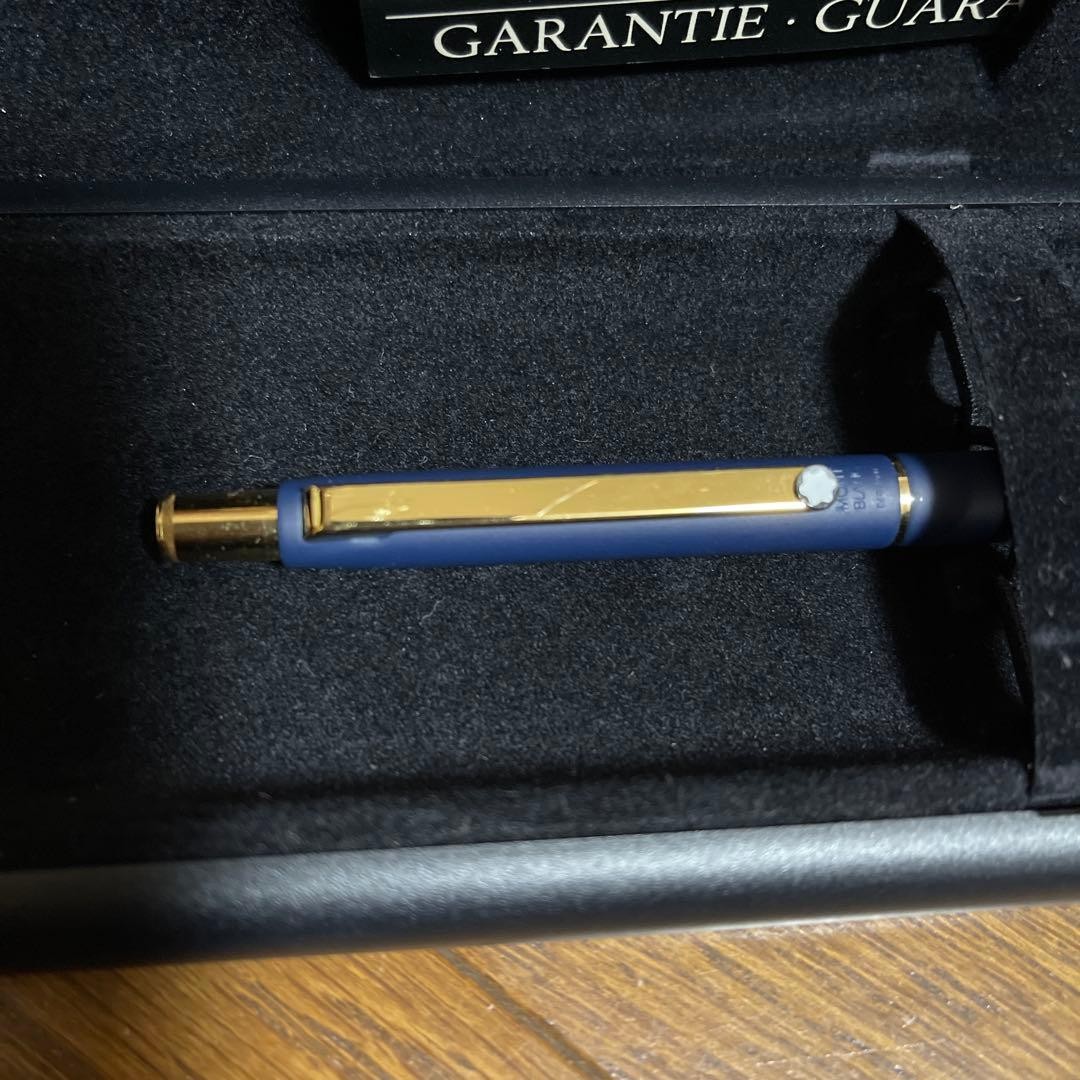 MONT BLANC blue mechanical pencil body with case